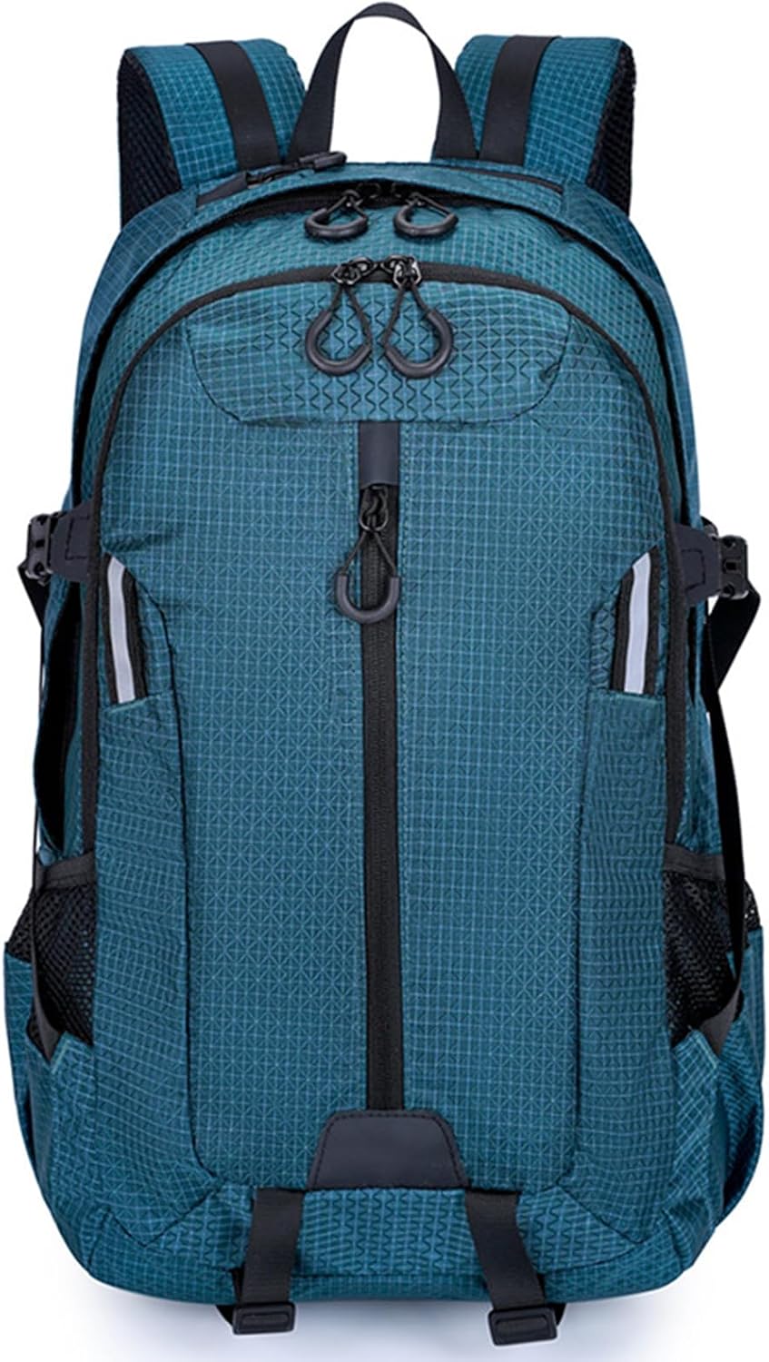 40L Hiking Backpack Trekking Rucksack Waterproof Daypack Durable Backpack for Women Men Travel Climbing Outdoor Sports Blue