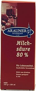 Arauner Kitzinger Milchsäure 80%, 125g