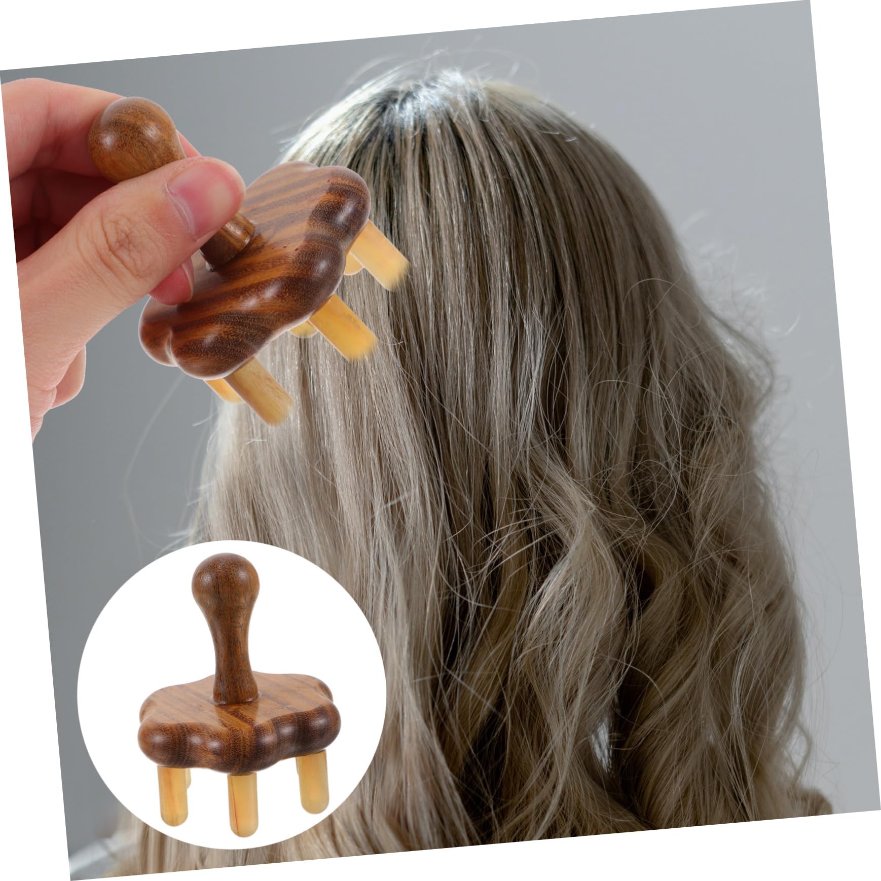 1pezzi Pettine Per Massaggi Alla Testa Strumento Antistress Per Capelluto Pettine Per Massaggi Portatile Miglioratore Di Circolazione Sanguigna Design Antistatico