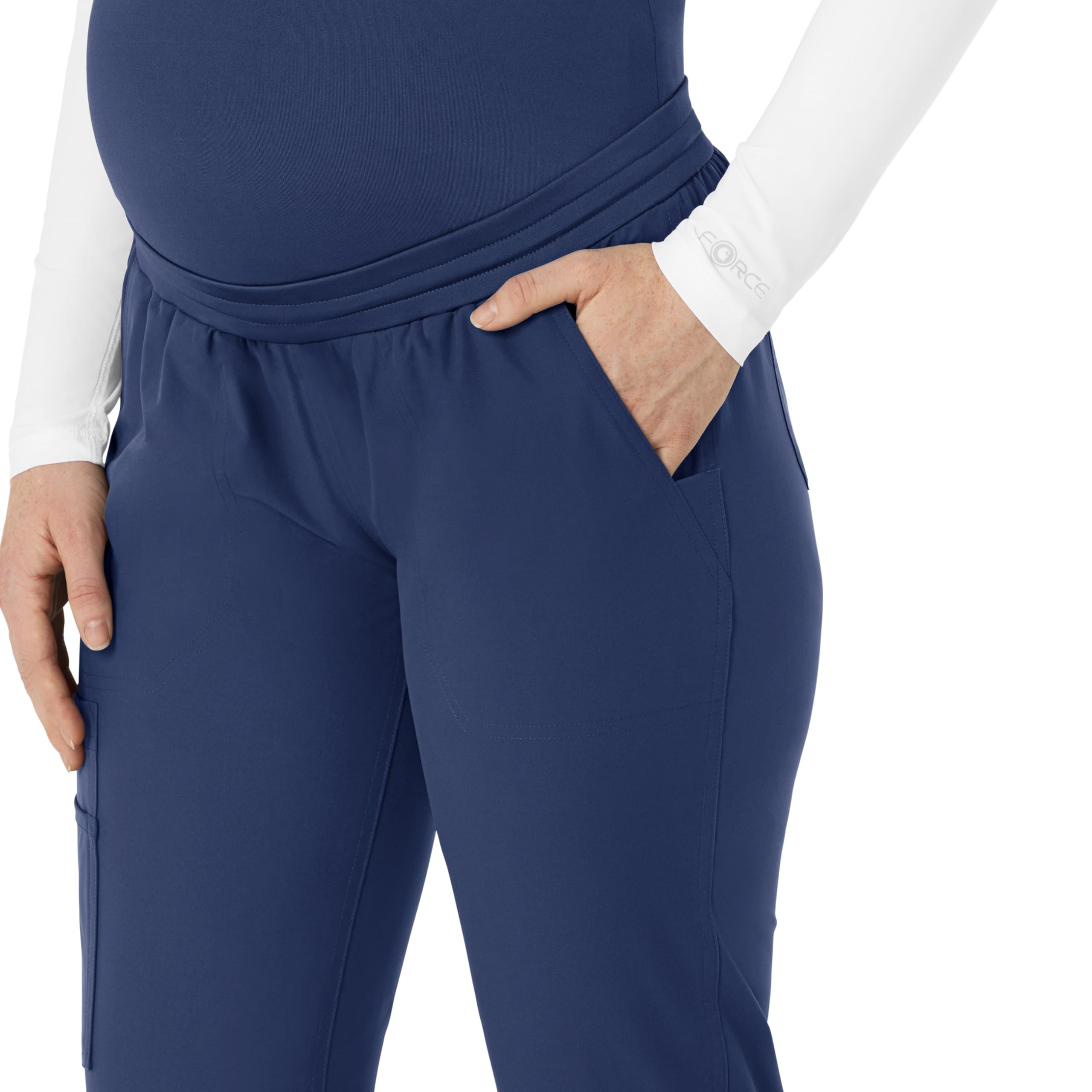 Carhartt Women's Maternity Jogger Scrub Pant - Navy, XS