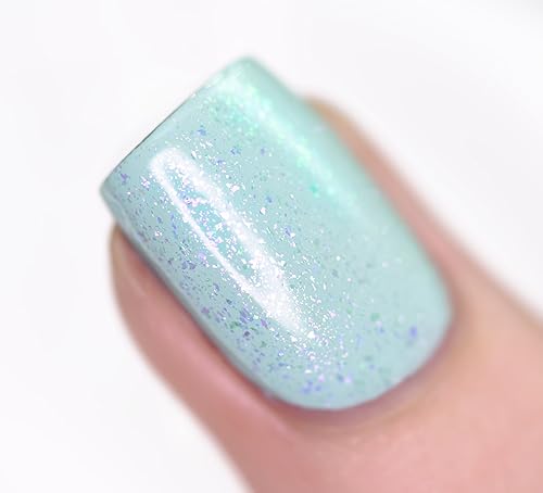 Miniatura 1606 de ILNP Madison Ave Esmalte de uñas holográfico metálico rosa antiguo