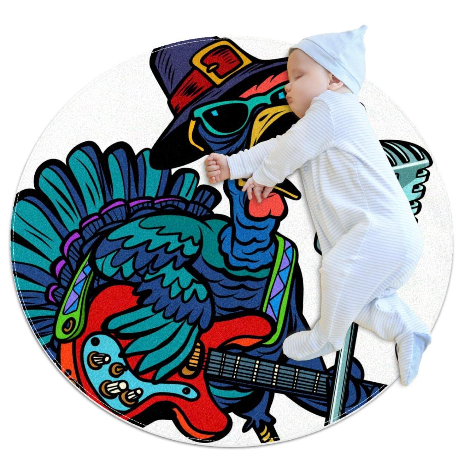 Tapis de salle de bain Thanksgiving Turquie dinde antidérapant pour chambre