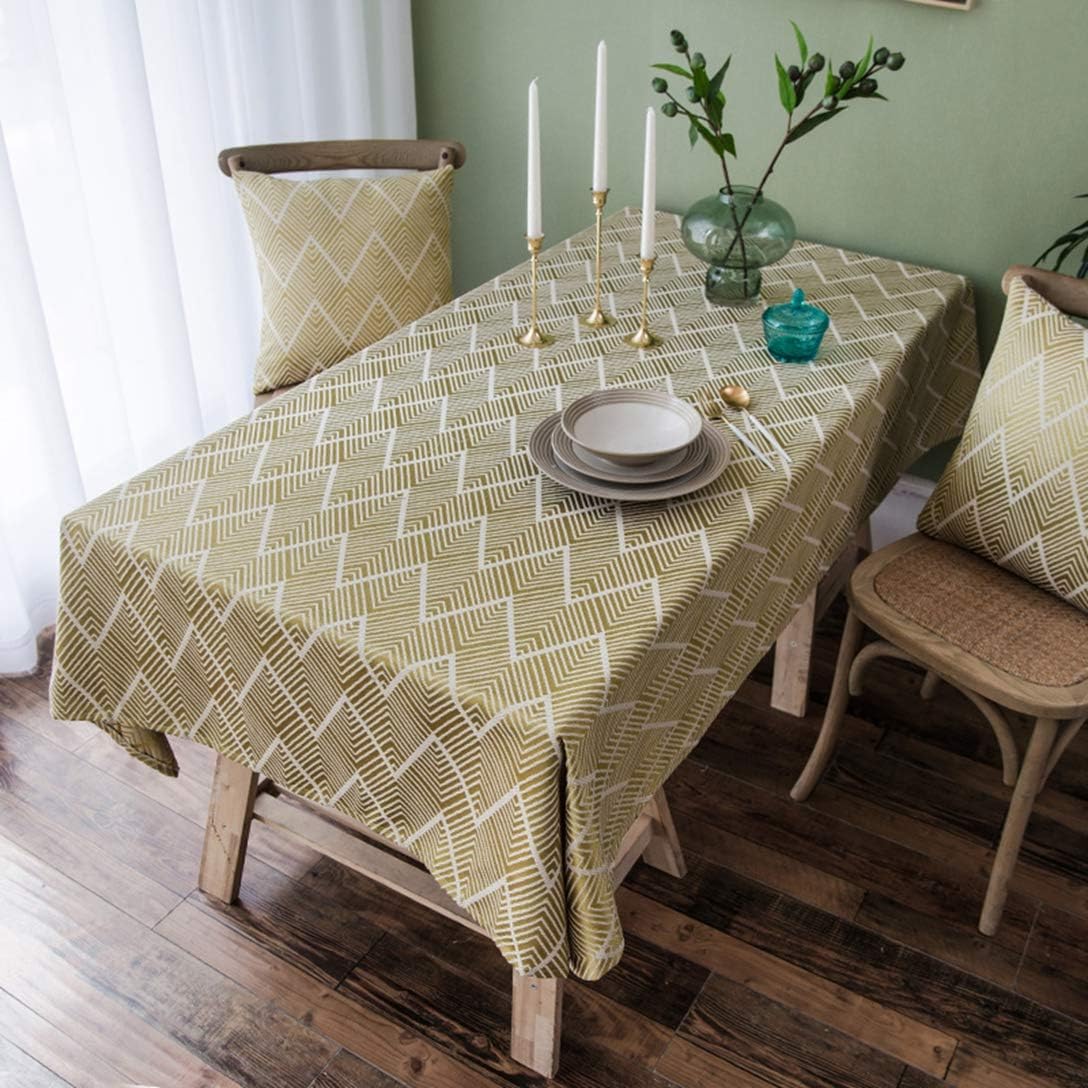 テーブルクロス ヨーロッパ 高級 おしゃれ コットン リネン 手入れ簡単 気分転換 撥水 イージーケア 食卓カバー 長方形 洗える