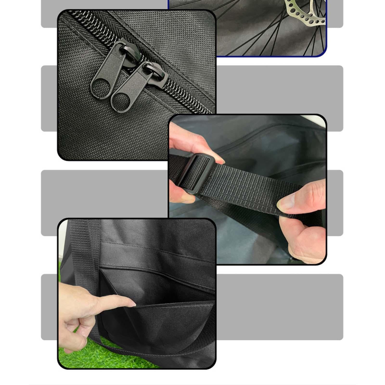 Custodia protettiva impermeabile per il trasporto della bici, borsa portatile e leggera, per trasportare la bici in modo comodo e sicuro. Realizzata in tessuto di