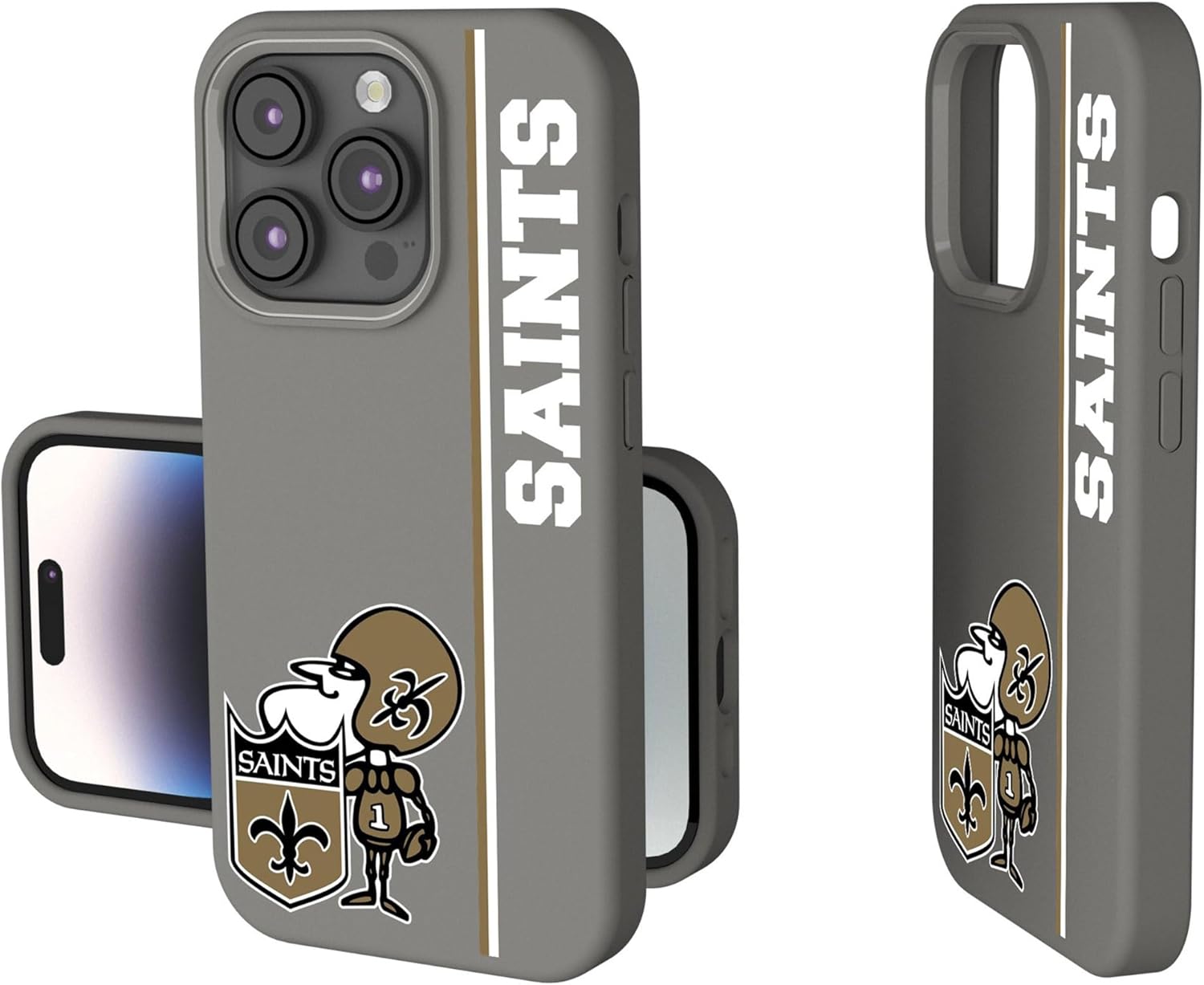 Keyscaper New Orleans Saints Throwback Logo Soft Touch Case for iPhone