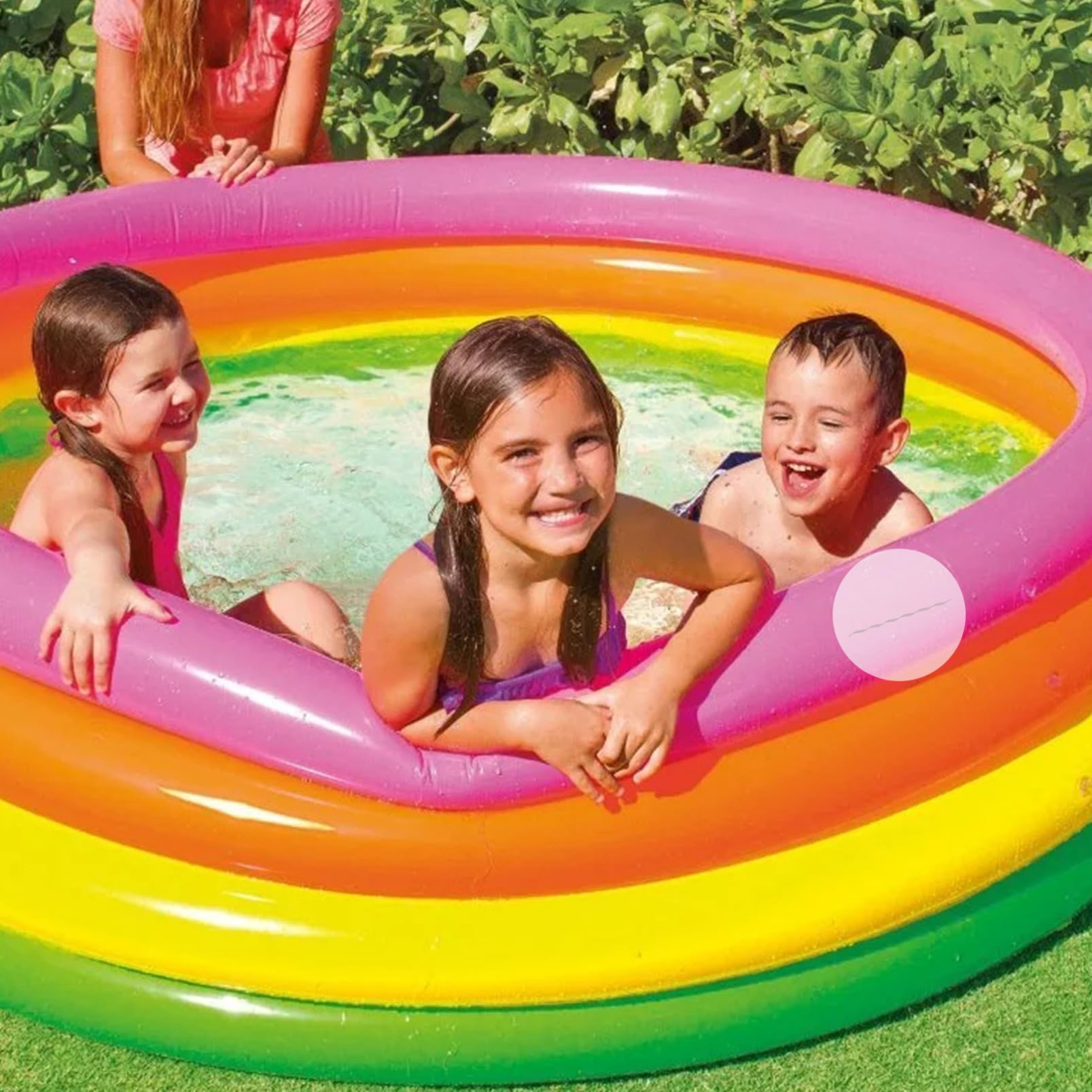 60pièces Kit De Réparation Gonflable Patchs Autocollants Étanches pour Bouées Canots Et Jouets Aquatiques Ronds Carrés