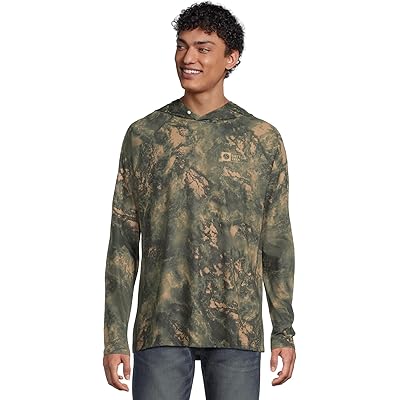 Мужская рубашка Salty Crew Apex Perforated Sunshirt deep forest
