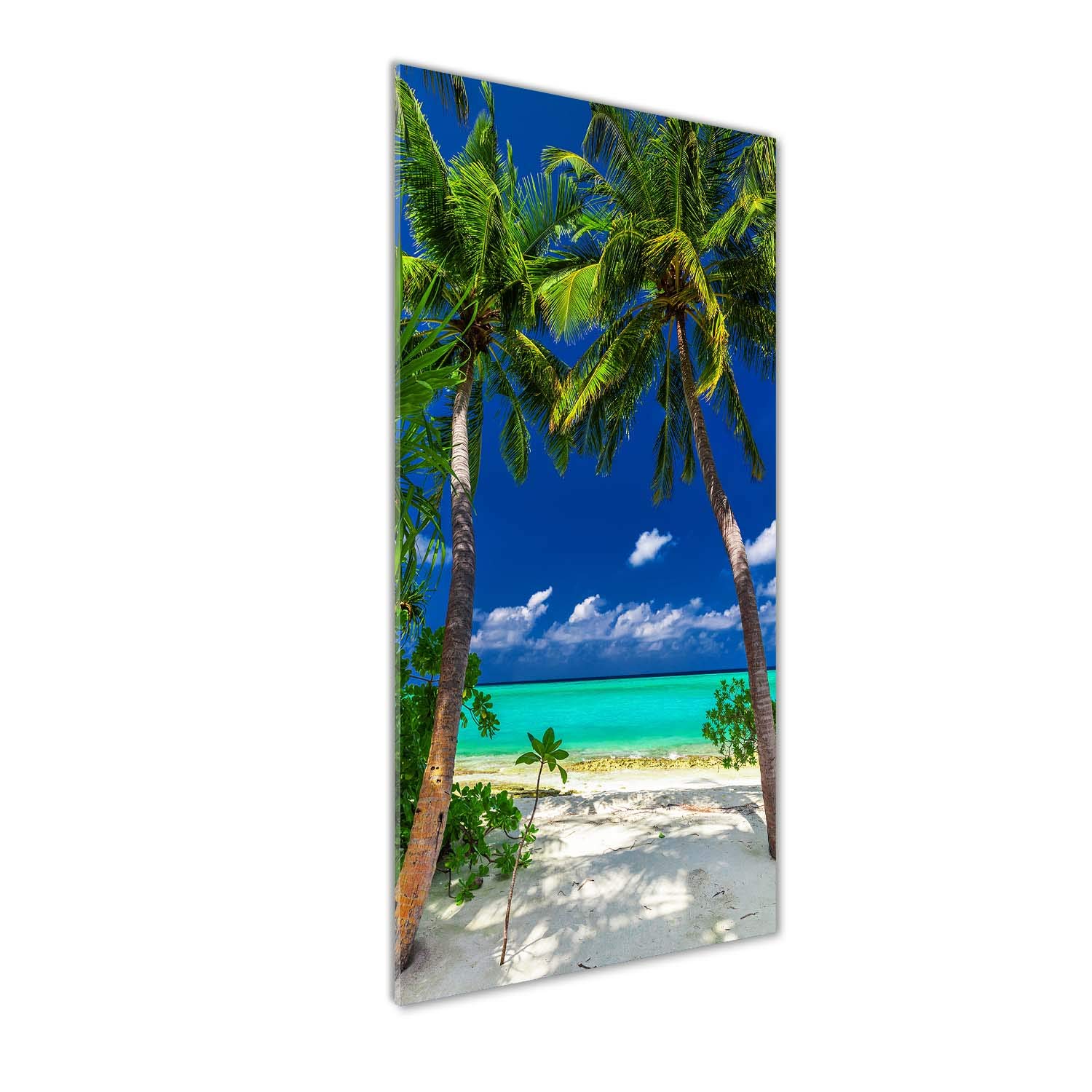 Mural art en verre acrylique Tulup 50x125 - Tableau de prestige paysage exotique vert