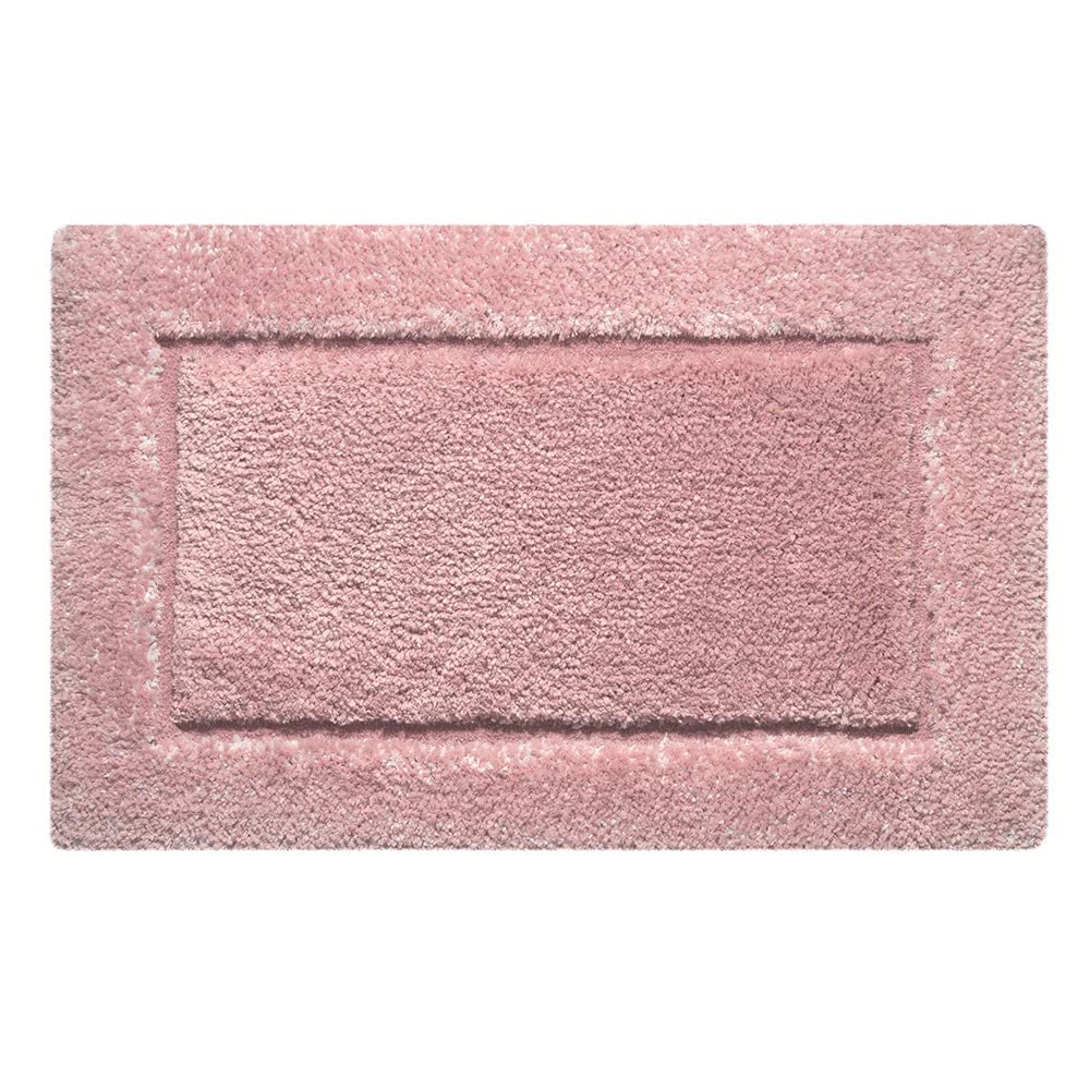 PHP Tappeto Bagno 55x110 in Cotone con Antiscivolo - Moon (Rosa)