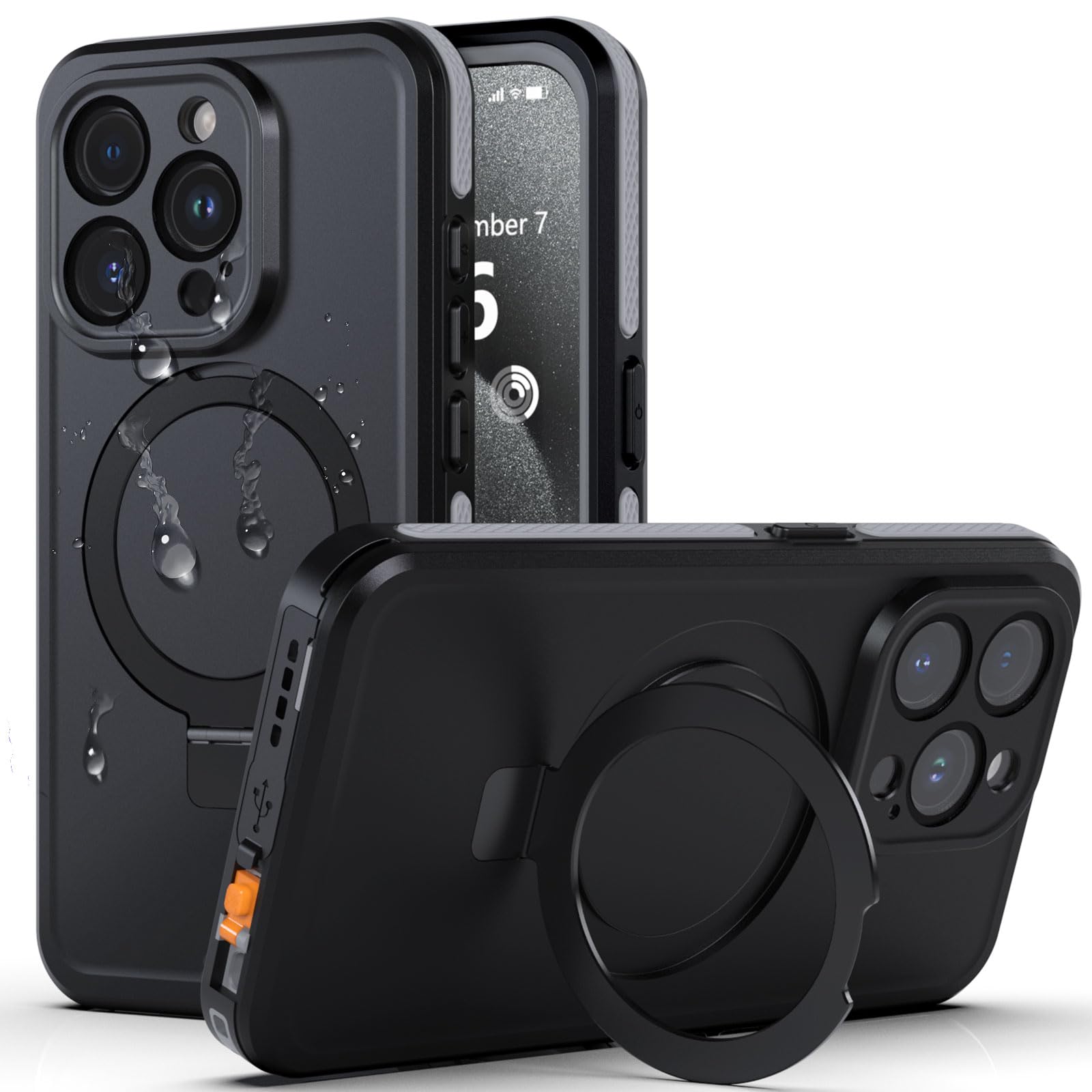 UMITTOS iPhone 15 用 ケー UMITTOS iPhone 15 用 ケース 防水 全