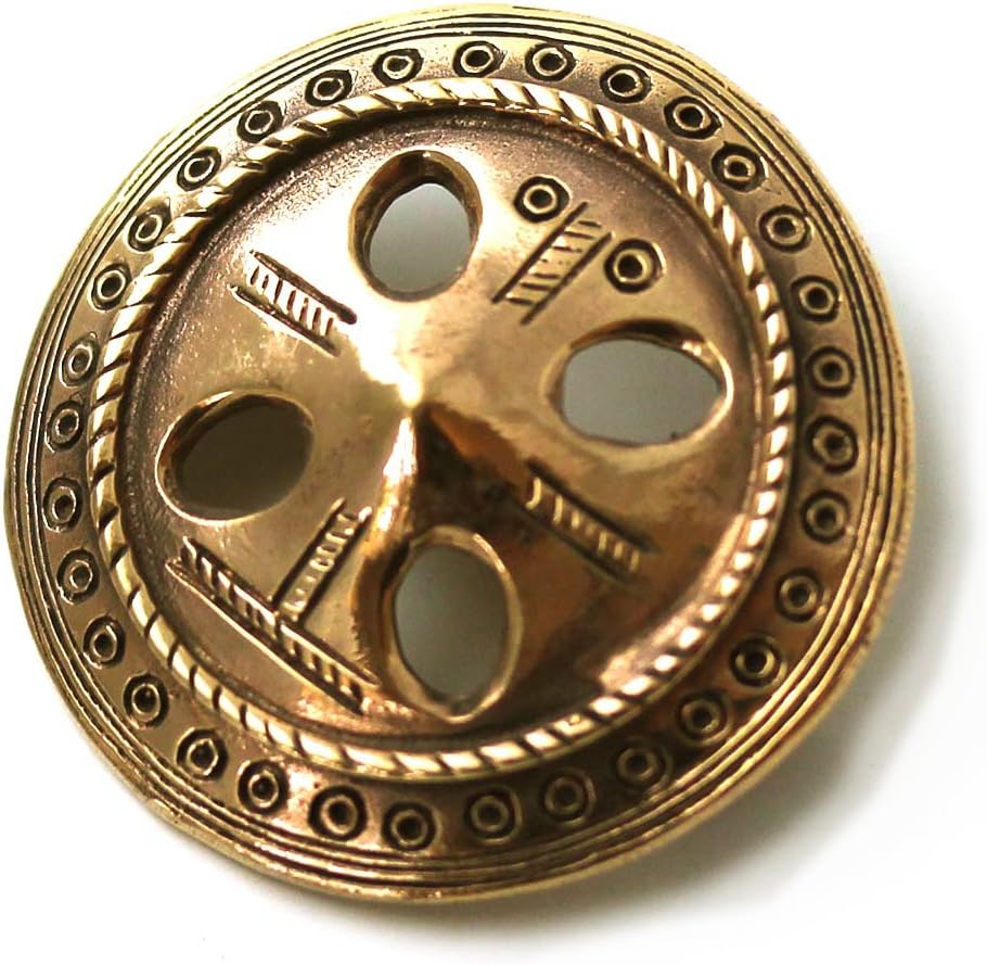 Bronze Norse Nordic Viking Shield Celtic Vintage brooches Clothes Fasteners - Cloak Scarf Shawl Pin Jewelry