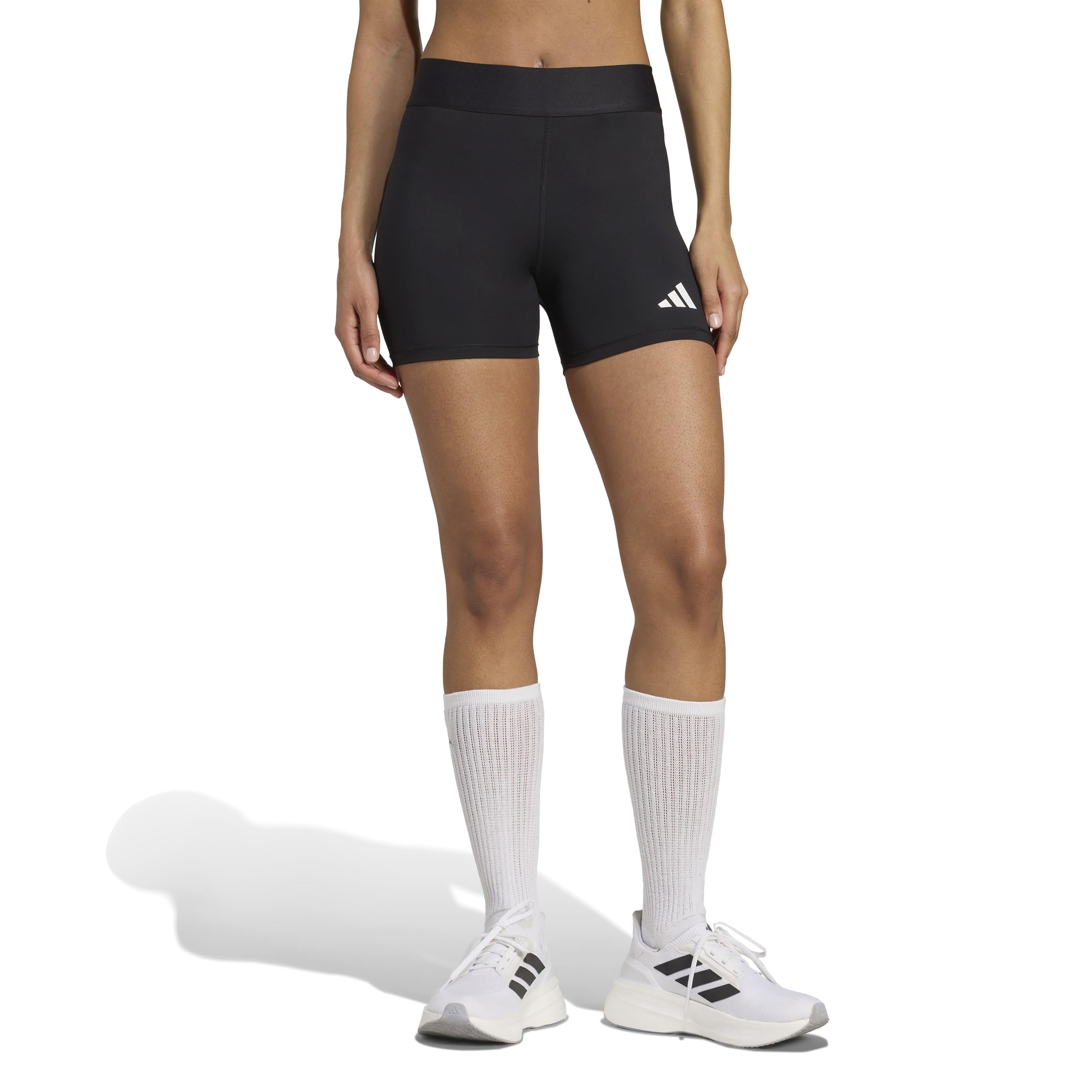 adidas Women's Techfit Volleyball Shorts, Black, XX-Small/5"