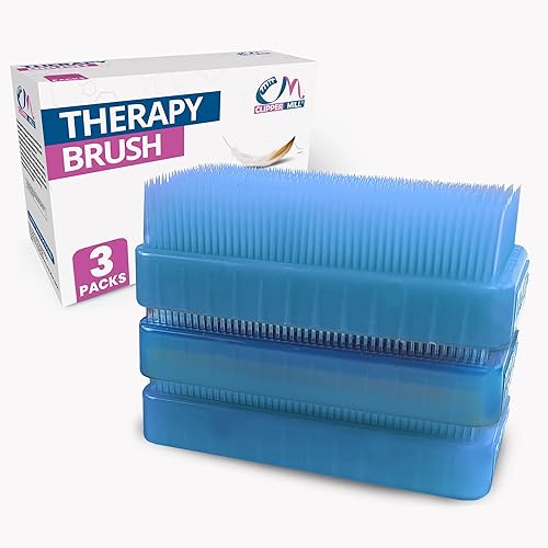 Wilbarger Method Therapy - Cepillo sensorial de terapia ocupacional y terapresión para calmar, estimular y cepillado sensorial - Usar como parte del