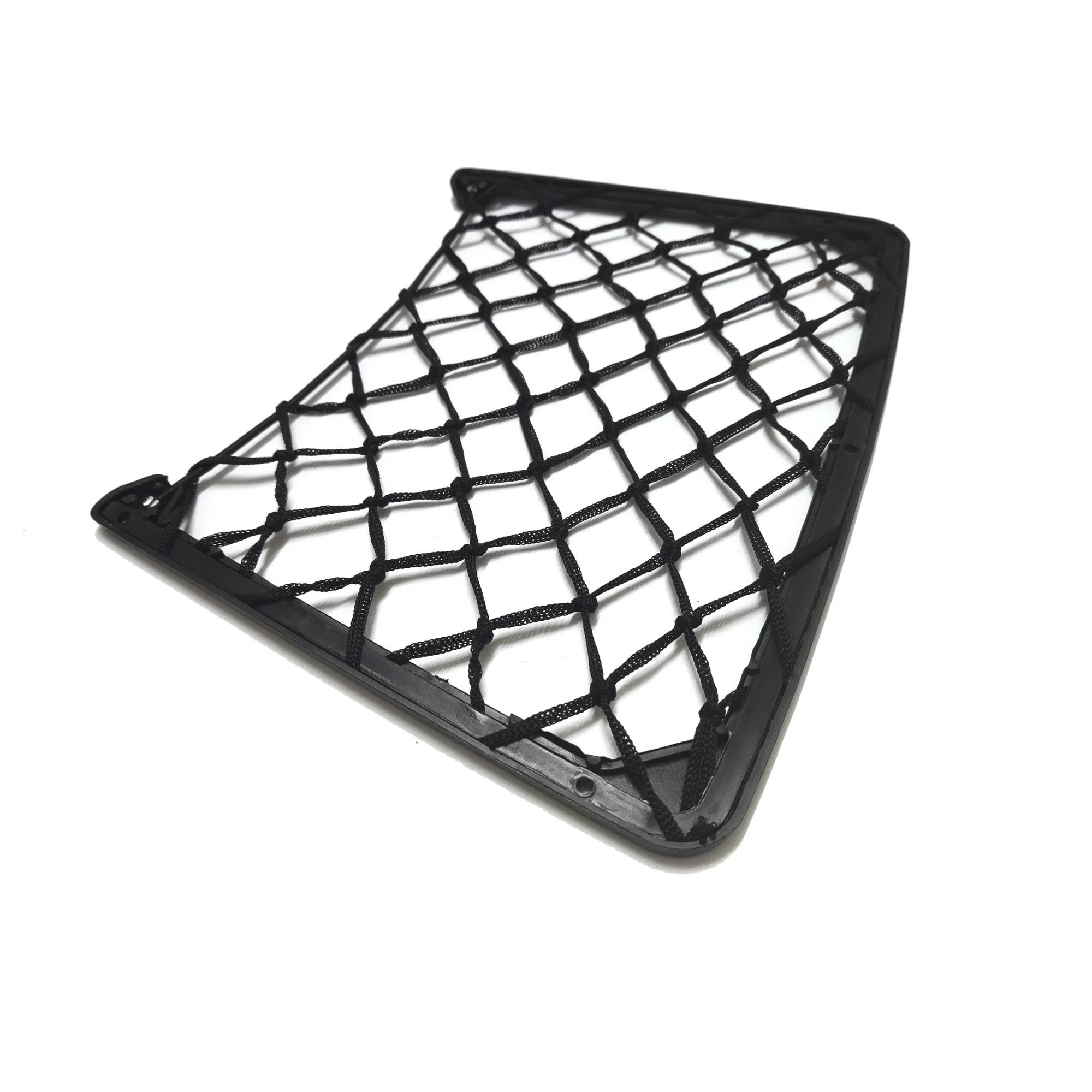 Organizador De Red Multitamaño Color Negro con Bolsillo para Teléfono Malla Almacenamiento Caravana Autocaravana 42 X 21 Cm 36 18 Red Maletero De Coche(4 * 42x21cm+Hook)