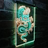 Vista 48 de ADVPRO Chinese Dragon Room Display Dual Color LED Neon Sign Green & Red 16" x 24" st6s46-i3225-gr