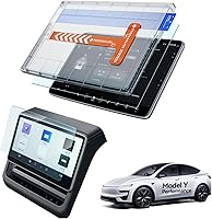 Vista 11 de Protector de pantalla mate para Tesla Model Y Juniper 2026 2025 y 2024 2025 Model 3 Highland [sin deslumbramiento, sin huellas dactilares]
