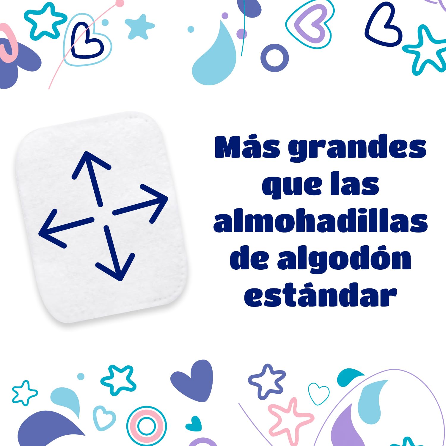 Kindii Pure – Gasas Bebé (1x60 Piezas) – 100% Algodón, limpieza facial, cambios de pañal – Delicadas para pieles sensibles, no se deshilachan – 60 Piezas