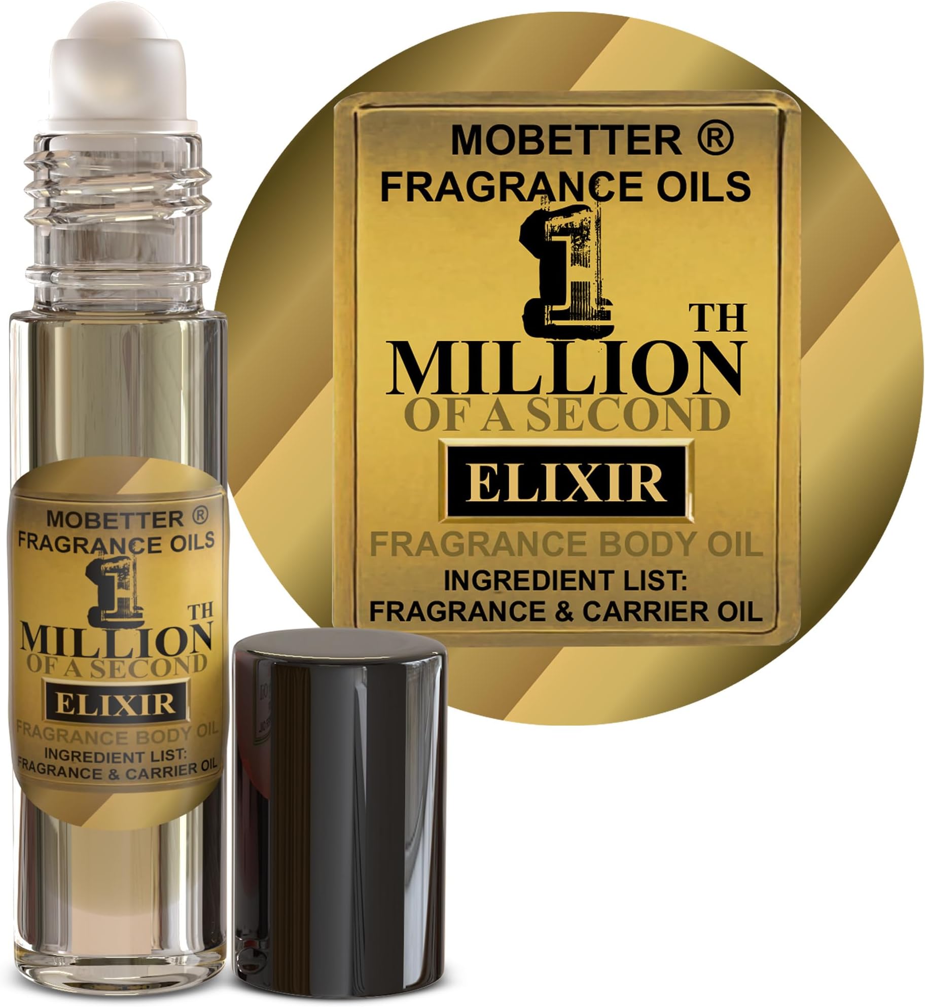 1 Millionth of a Second Elixir Men Cologne Body Oil