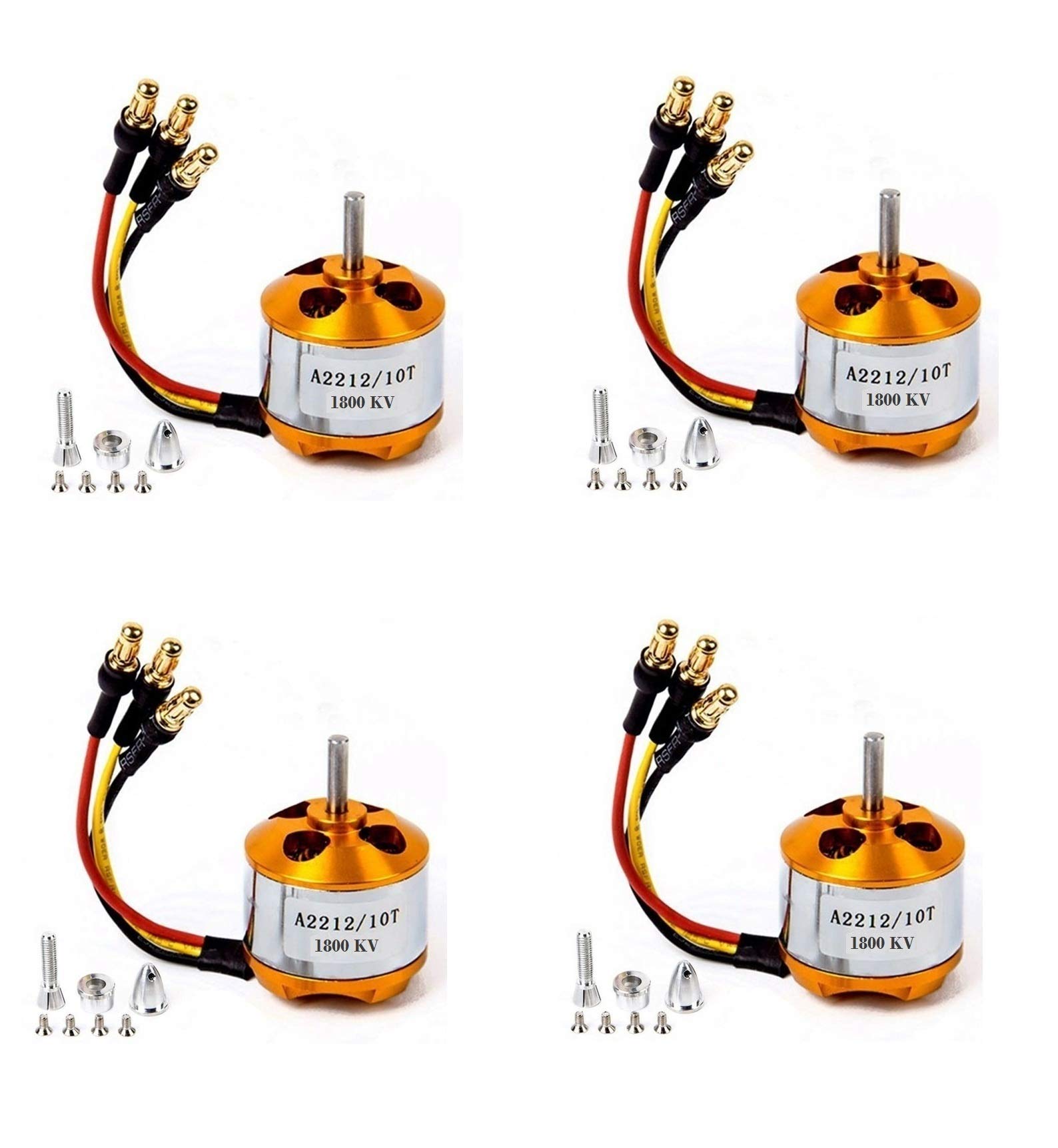 Robotbanao A2212 1800 KV Bldc Brushless Dc Motor For Quadcopter Multicopter Rc Plane (4 Pcs Combo) (B08T79F1SS) Amazon Price History, Amazon Price Tracker