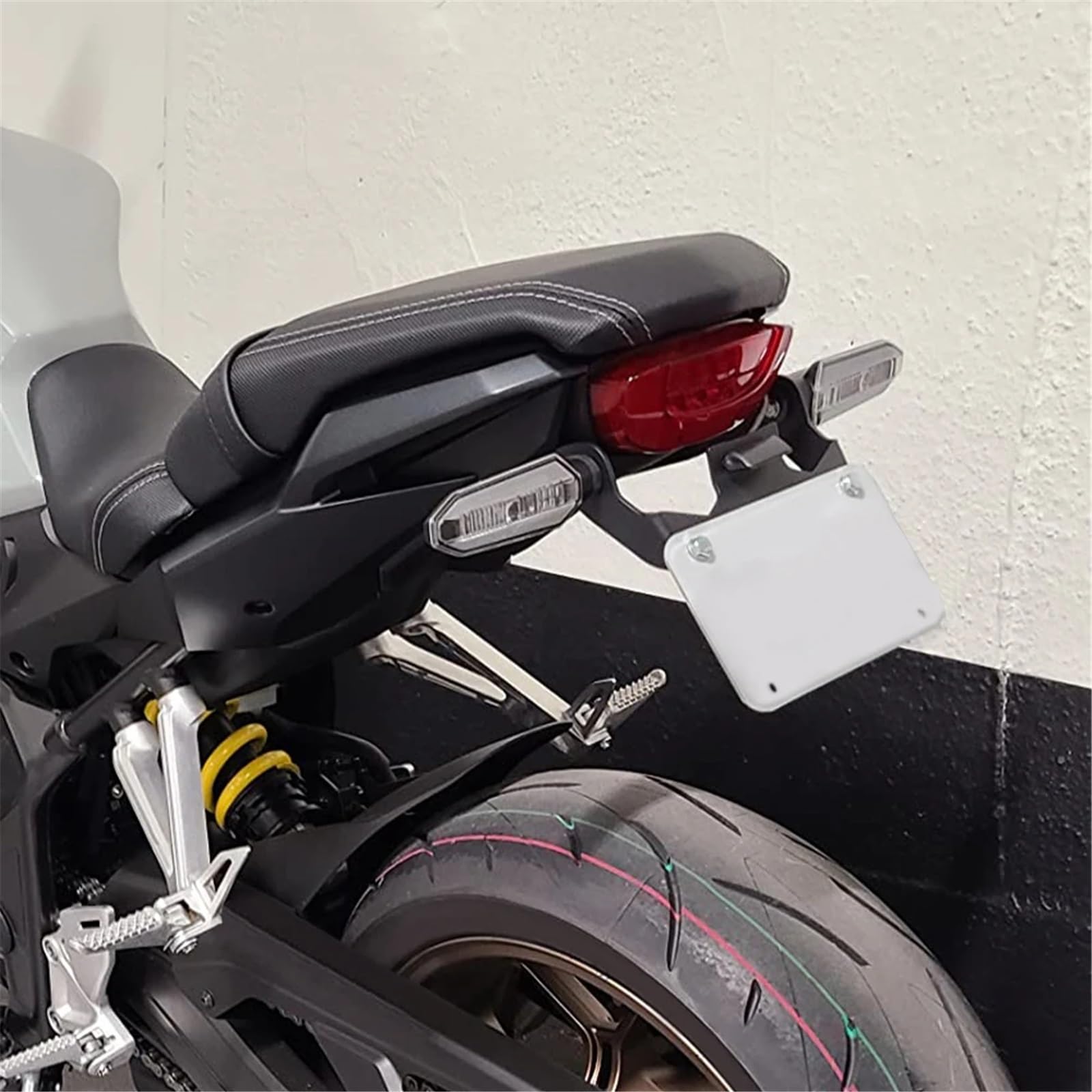 Kennzeichenhalter Motorrad Kompatibel Mit CBR650R Für CB650R 2021-2024 Kennzeichenhalter Halterung Heckklappe Kotflügel Eliminator Kit