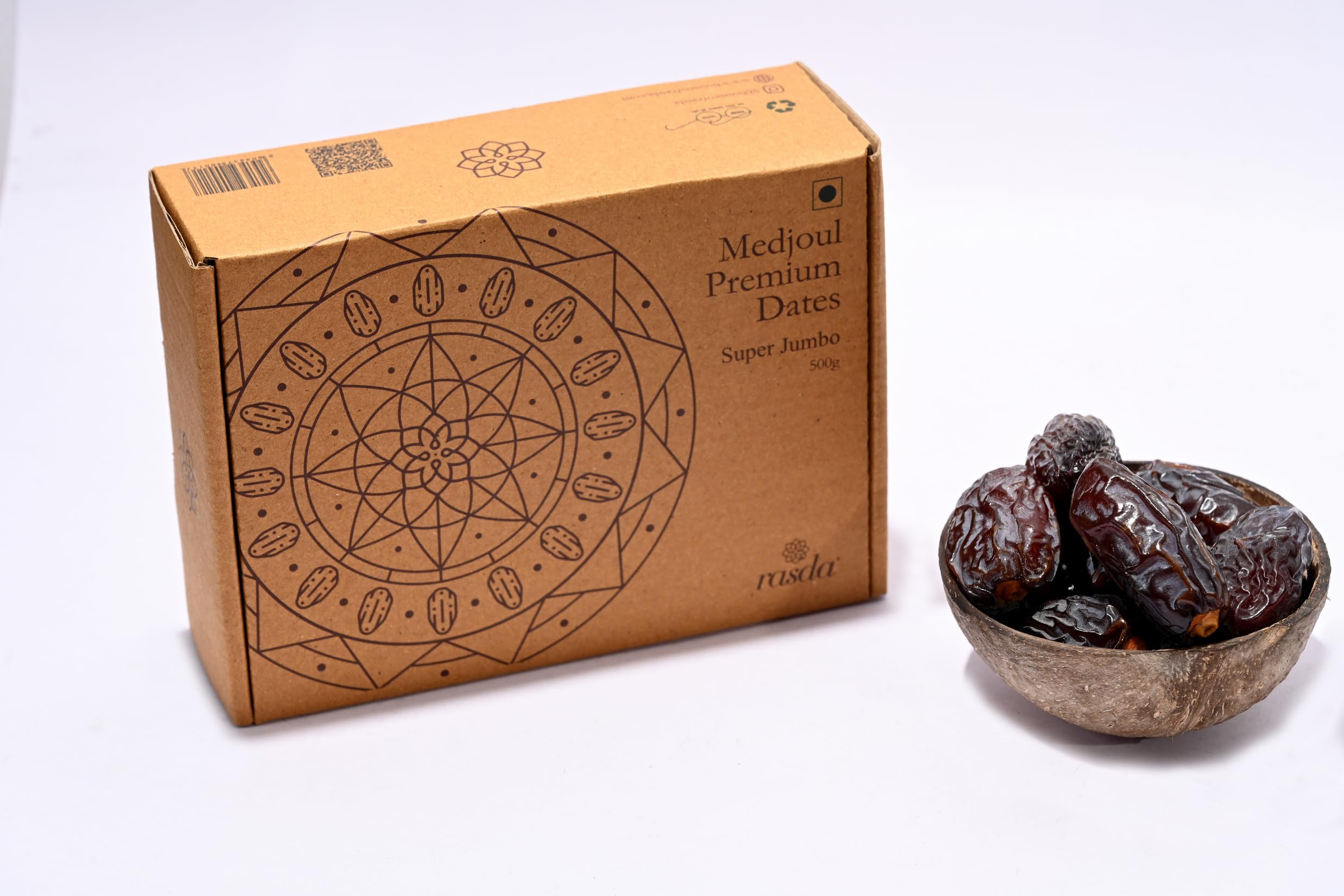 Rasda Medjoul Premium Palestinian Super Jumbo Dates 500g, 1 Box, Khajur, Khajoor, Natural Nutritious Sweetener, Gourmet, Food Grade Packaging Material (B0C66JKVLW) Amazon Price History, Amazon Price Tracker