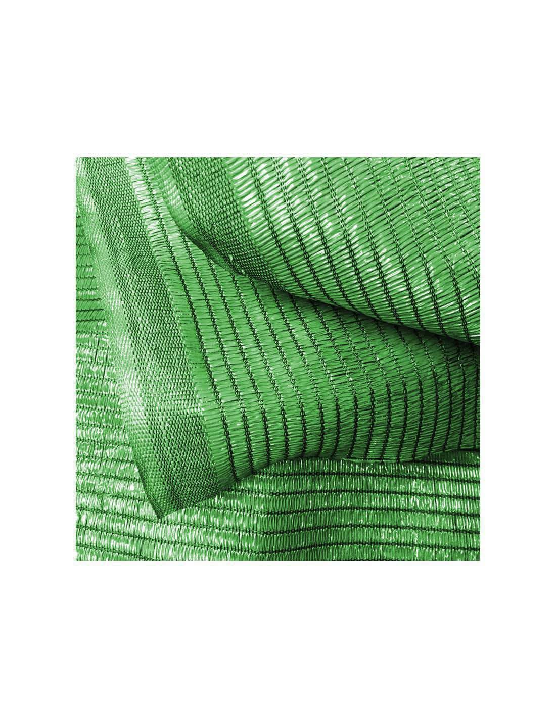 Lona Sombra Exterior Malla Sombreo Red para Vallas y toldos - Rollo Tela Ocultacion Jardin de Maya [Verde Ancho1m]