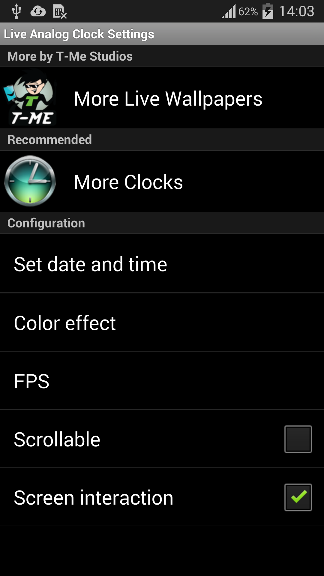 Live Analog Clock App on Amazon Appstore