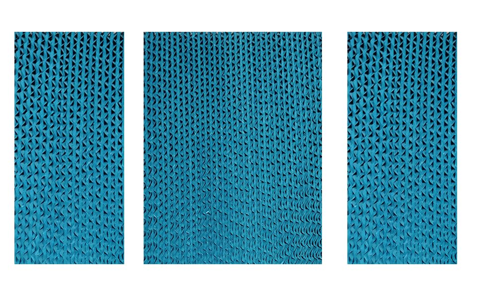 Honeycomb Pad for Air Cooler | Cooling Pad | High-Efficiency, Durable & Long-Lasting | Universal Fit for Coolers | Color Blue| Combo Set (|22"X20"X1.5"-1| 22"X12"X1.5"-2 |)-image-39