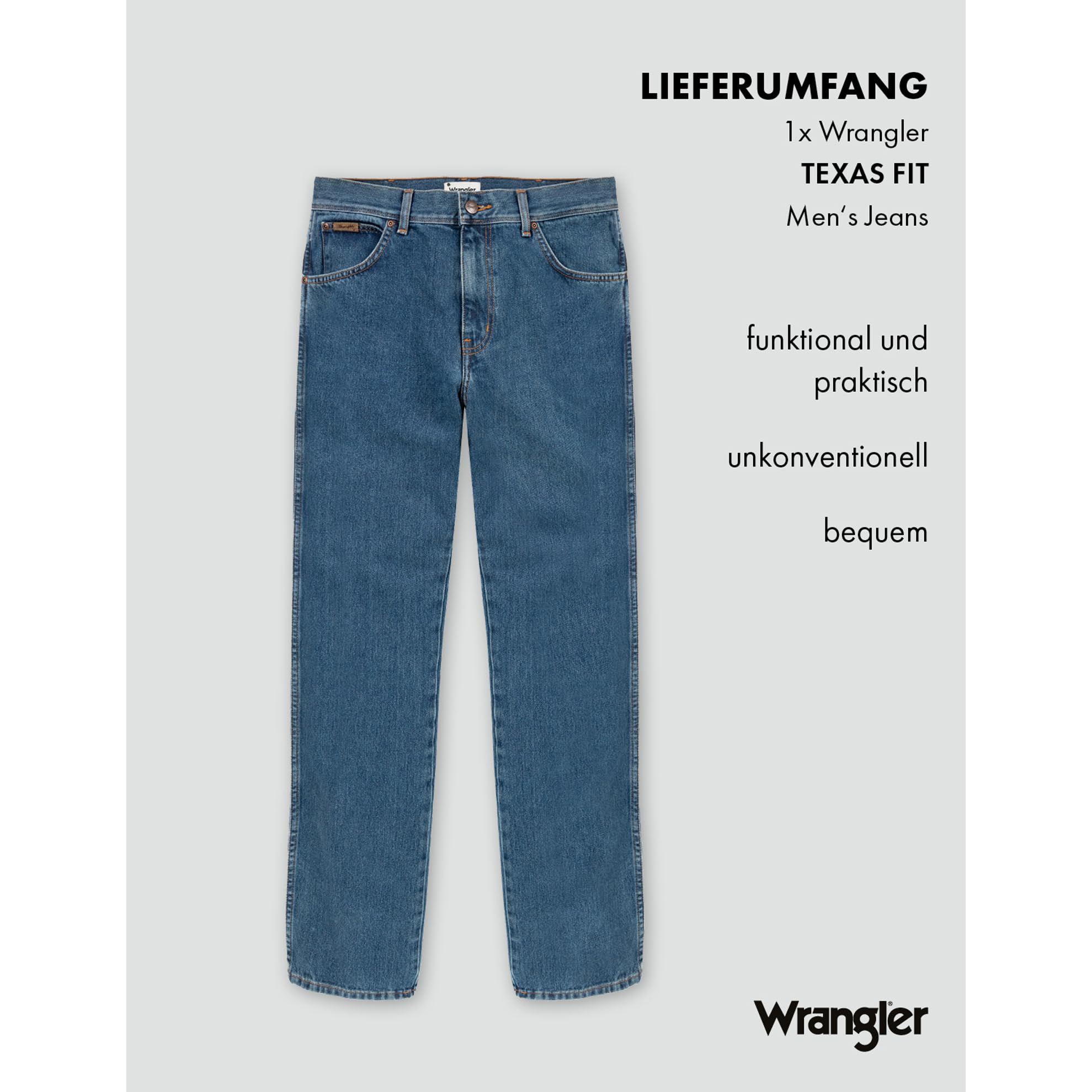 Wrangler Herren Texas Jeans – Bild 7