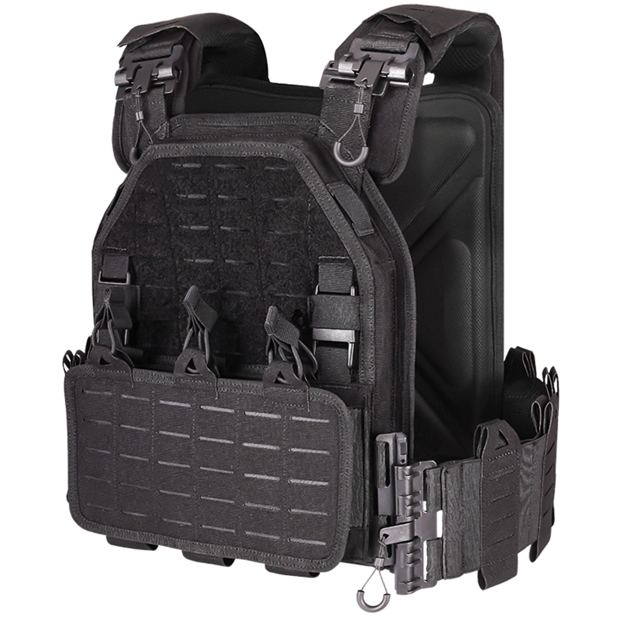 Amazon.com : YAY YAKEDA Quick Release Tactical Laser-Cutting Vest