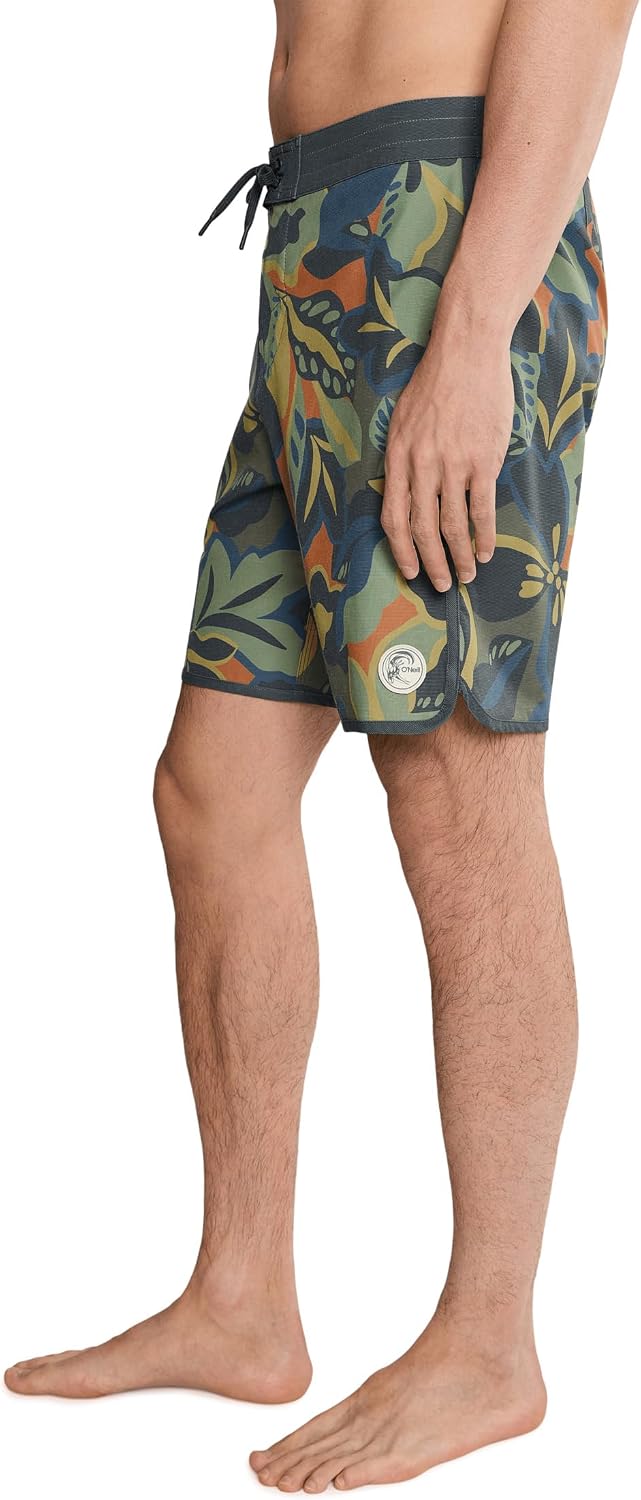 O'NEILL Men's Og Print Scallop 18'' Boardshorts