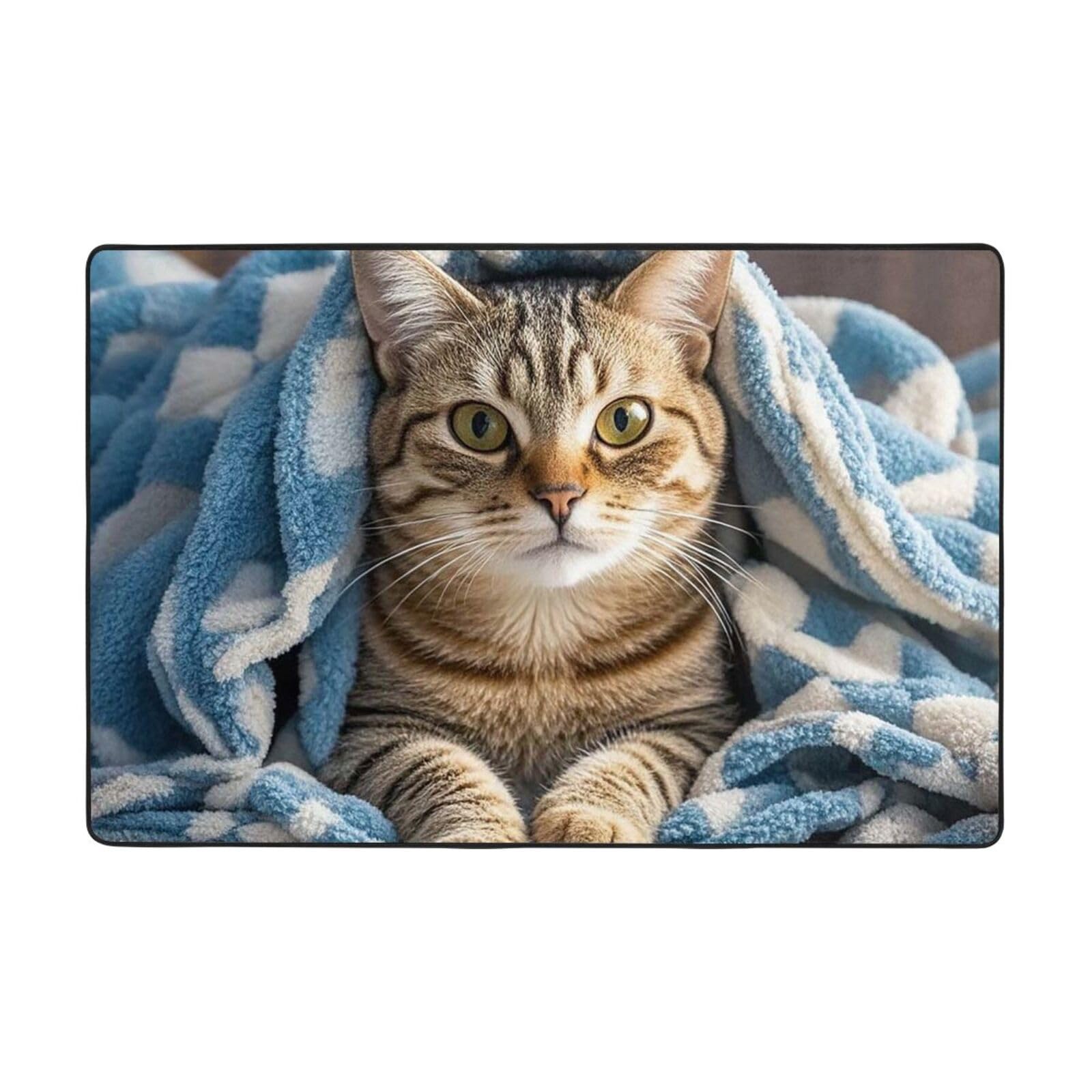 Tapis imprimé pour salon lavable et grand tapis de sol vintage