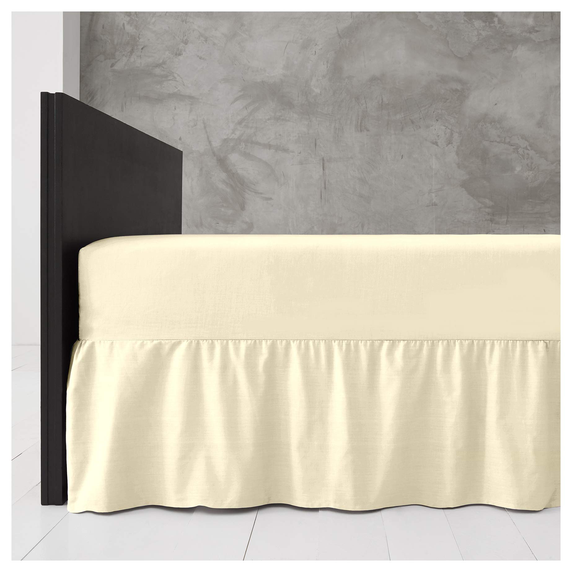 GC GAVENO CAVAILIA Plain Dyed Diamond, Valance Sheet Double Cream