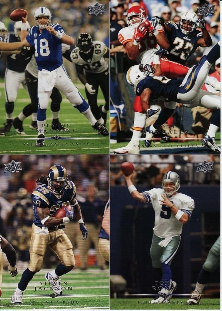 2008 Upper Deck NFL Football Series 300 Card Hand Collated Set Complete M (Mint)