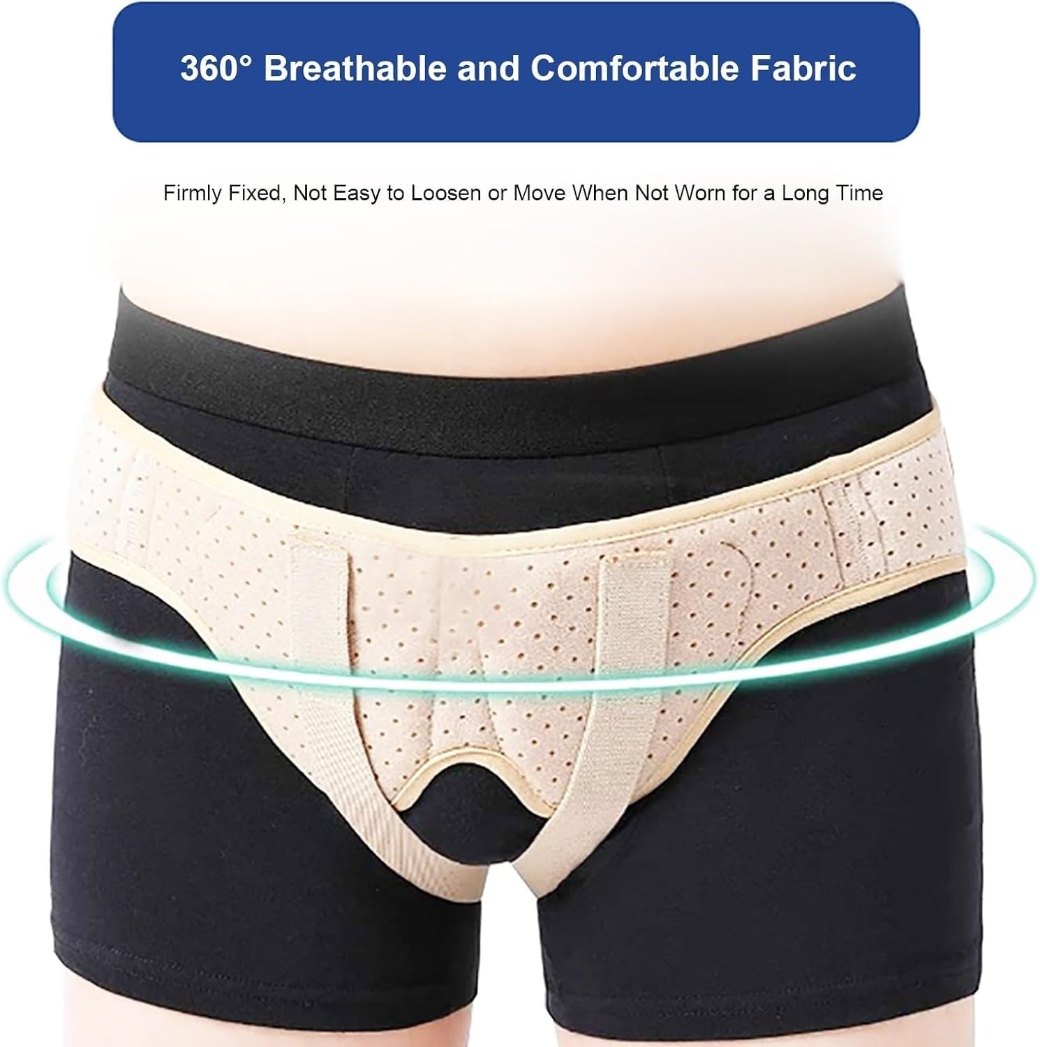 Herniengürtel Für Männer, Leistenbruch Bandage Verstellbar Mit Stützkissen, Leistenbruchgürtel Herren, Bruchband Für Männer, Diskreter Hüftgurt Und Bauchbandage Für Den Täglichen Gebrauch XL