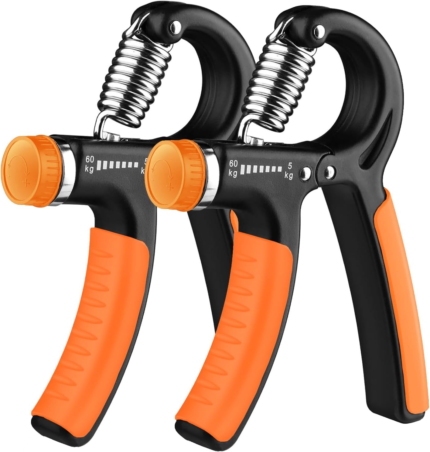Grip Strengthener 2 Pack Adjustable Resistance 5-60kg Hand Forearm Wrist Finger Workout