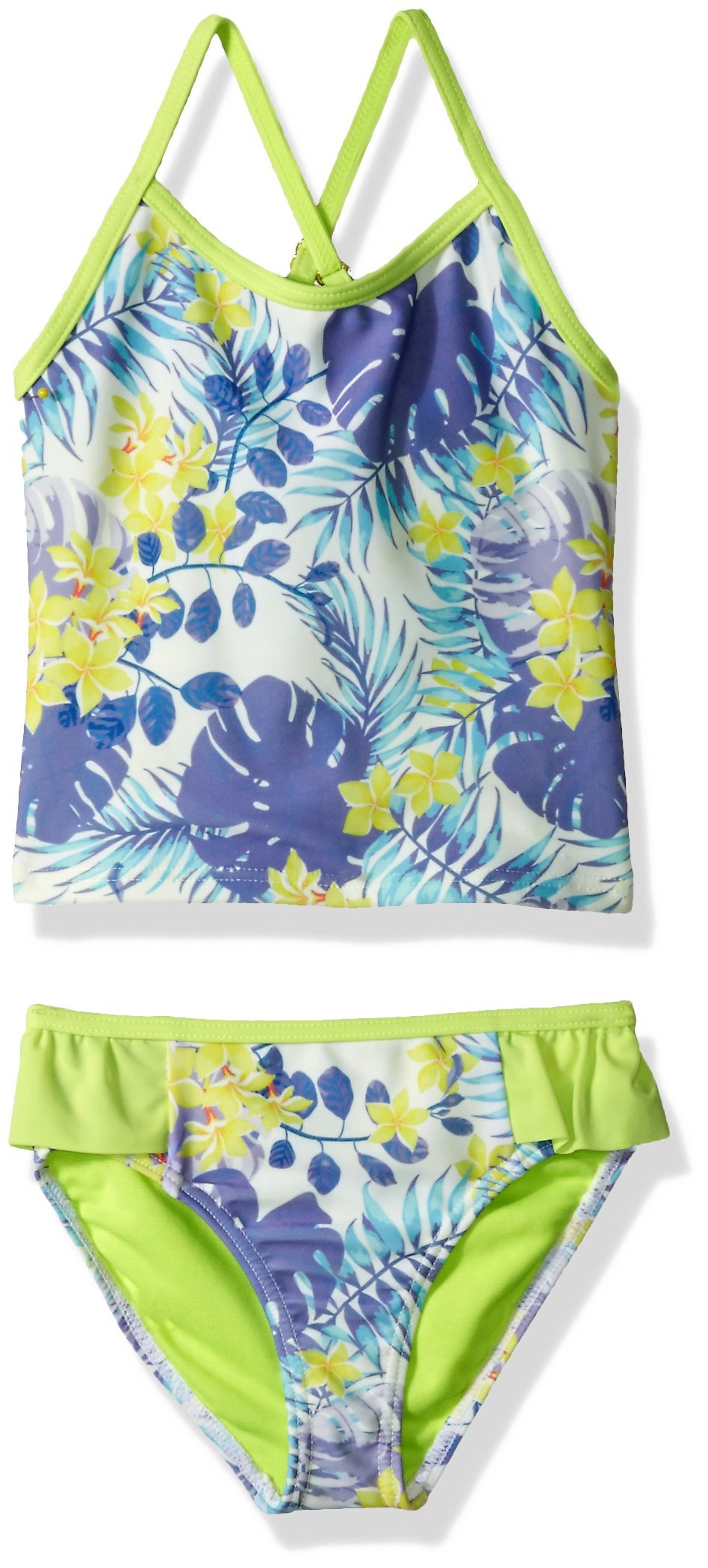 Jantzen Girls' Tropical Dreams Tankini, 5