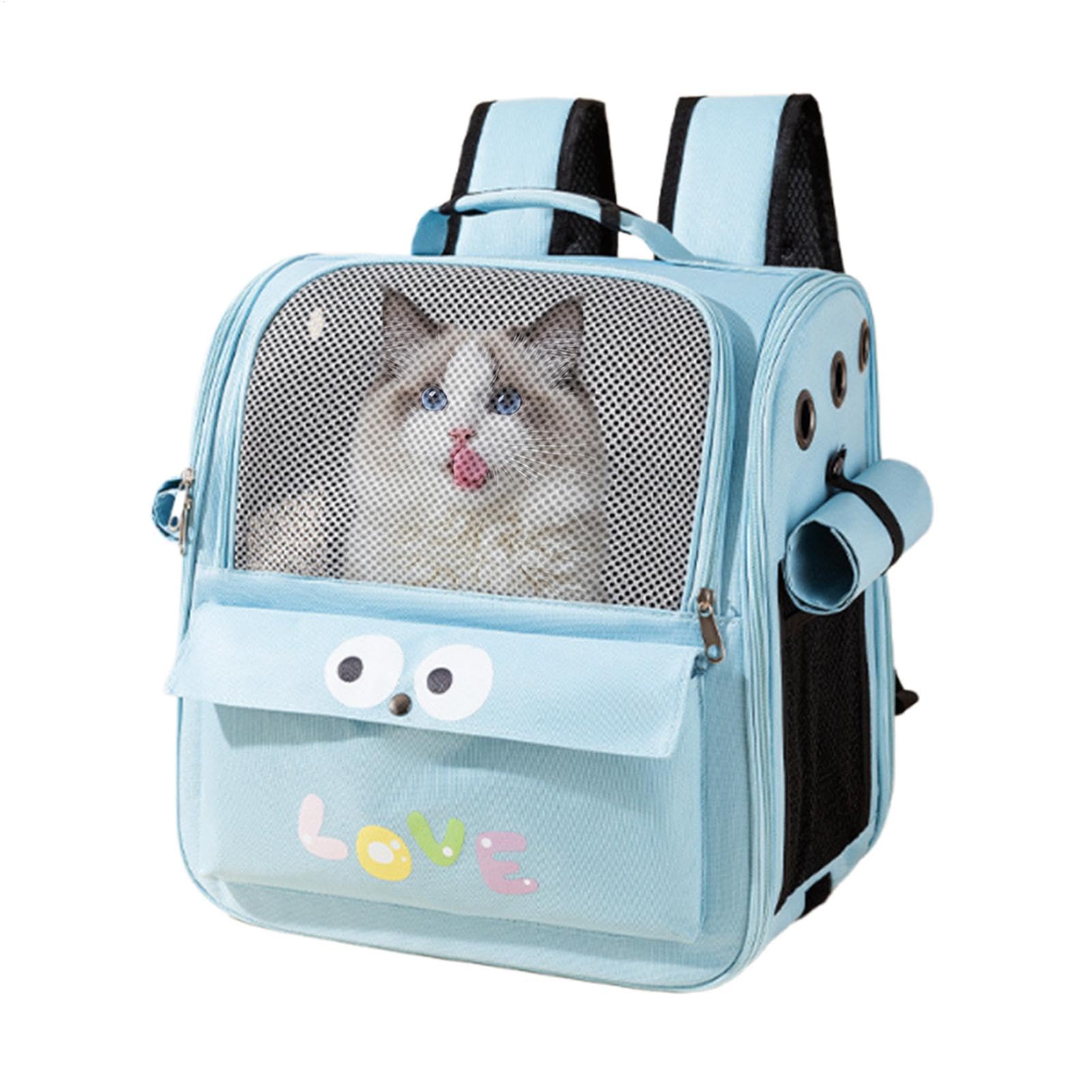 Mochila para gatos cómoda con ventilación óptima para viajar con tu mascota sin estrés