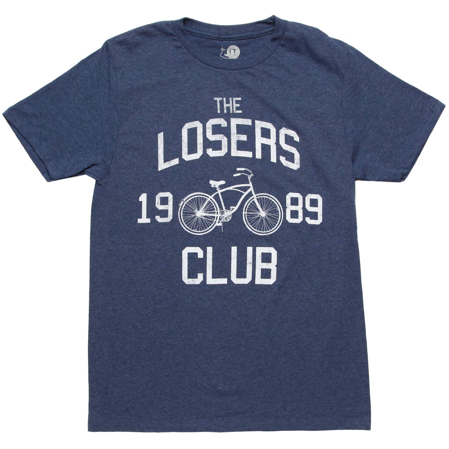 Bioworld It 1990 The Losers Club Men's Navy Heather T-Shirt