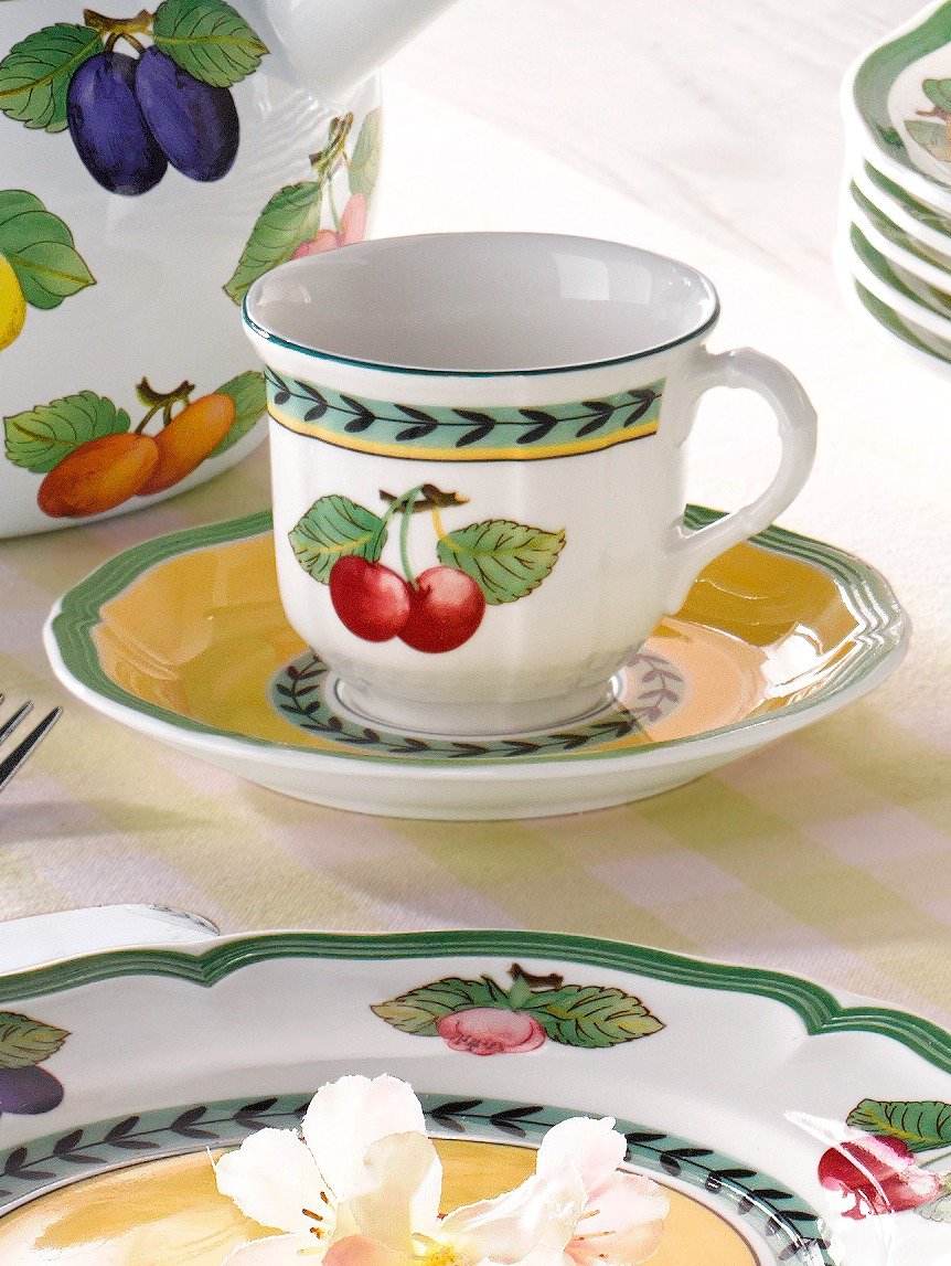 Villeroy & Boch French Garden Tasse à café avec sous-tasse