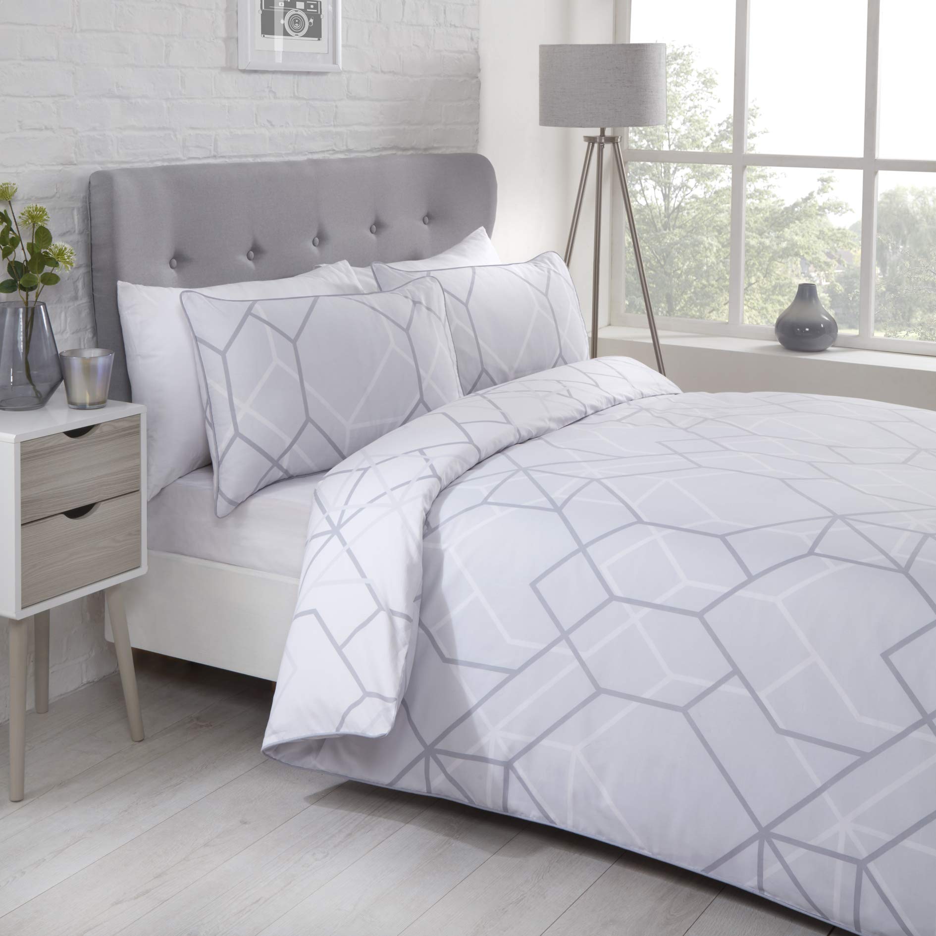 Rapport Network Duvet Cover Bed Set, Multi, Single, Multi-Colour