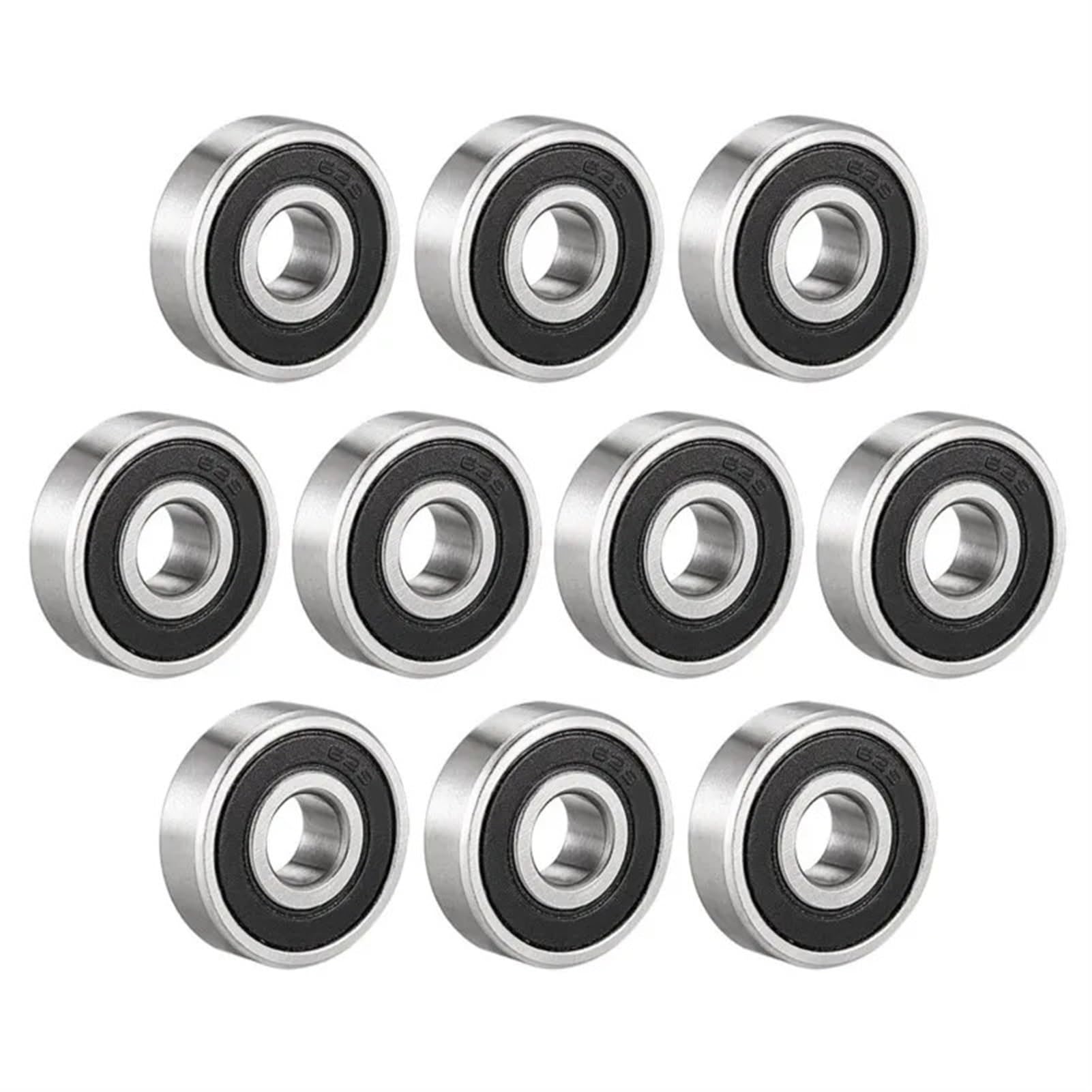 Roulements rigides à billes 1/10 pièces roulement à billes à gorge profonde 623-2Rs 624 625RS 626-2RS 627-2RS 628-2RS 629-2RS RS 2RS -2RS roulements miniatures scellés en caoutchouc(5pcs 625 2RS 5x16x