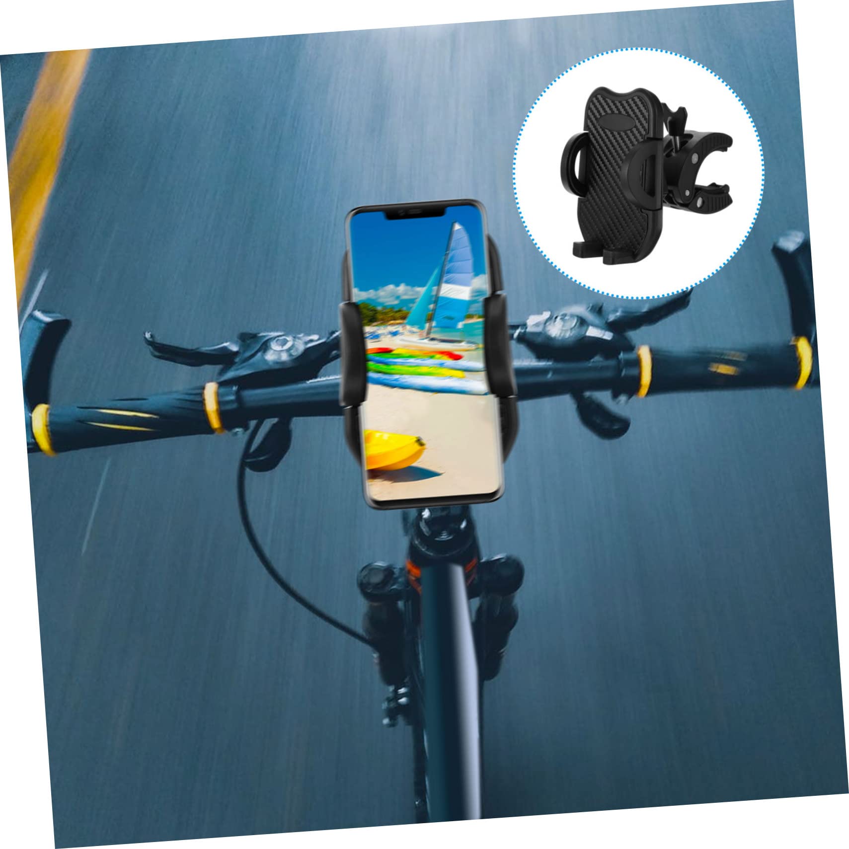 1pezzi Supporto Per Telefono Da Manubrio Con Rotazione Per Bici e Montaggio Semplice e Pratico Design Leggero e Portatile