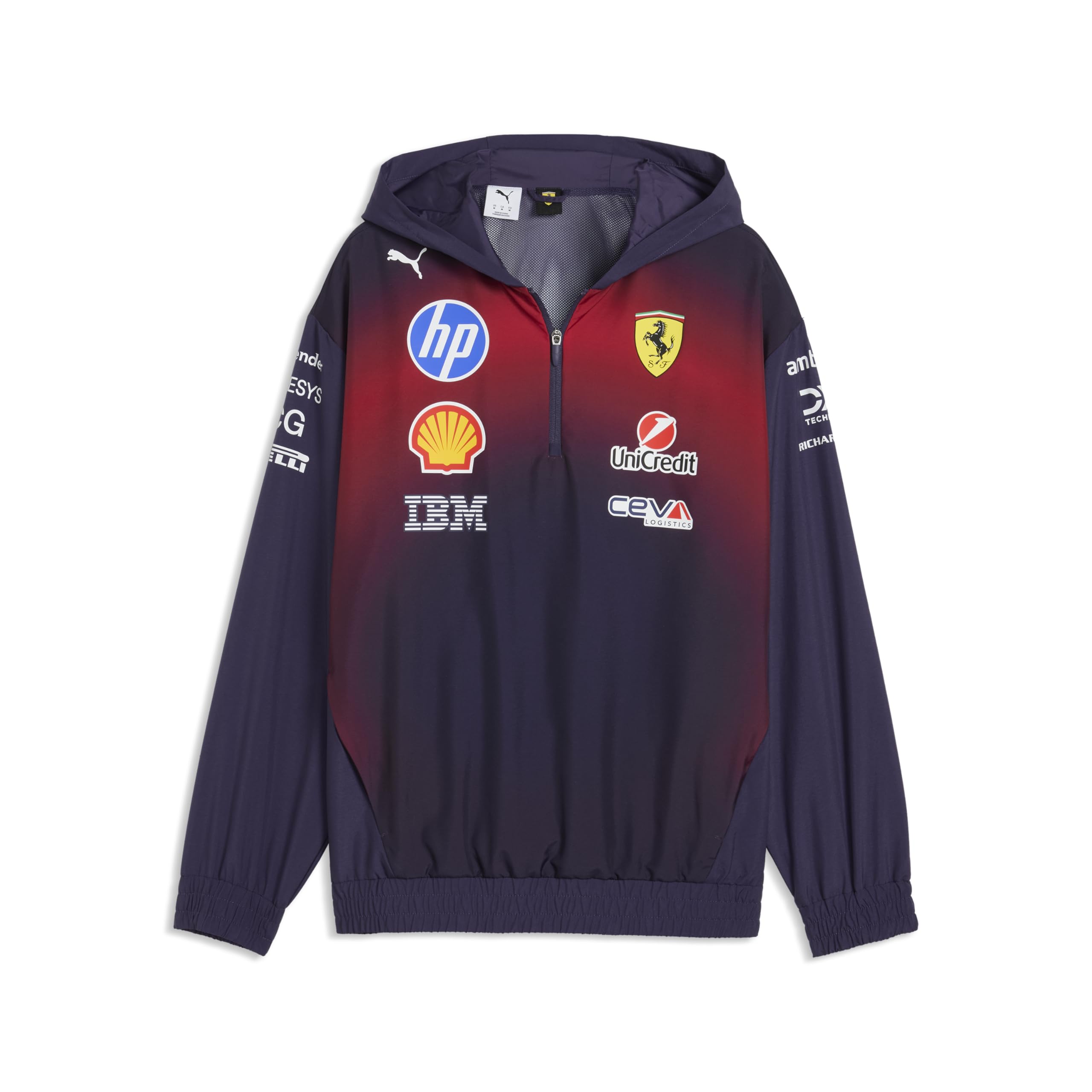 PUMA Scuderia Ferrari F1 2026 Felpa con Cappuccio Team Special Edition China GP Uomo Italian Plum
