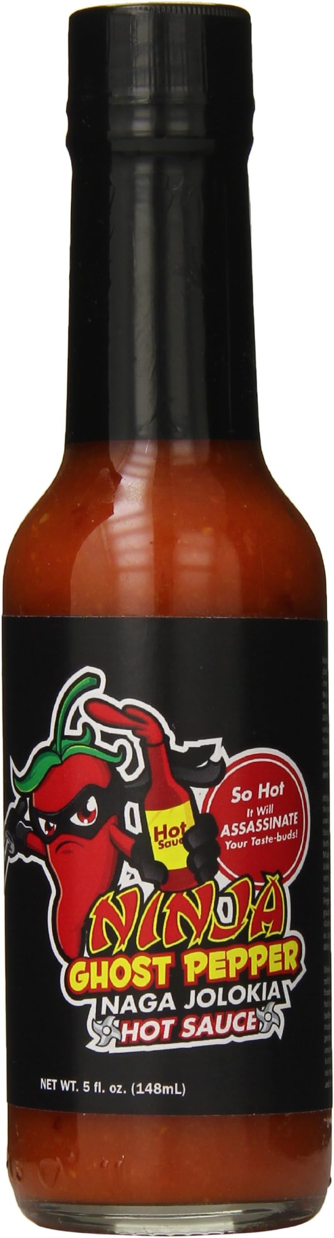 Ninja Gourmet Foods Naga Jolokia Hot Sauce, Ghost Pepper, 5 Ounce