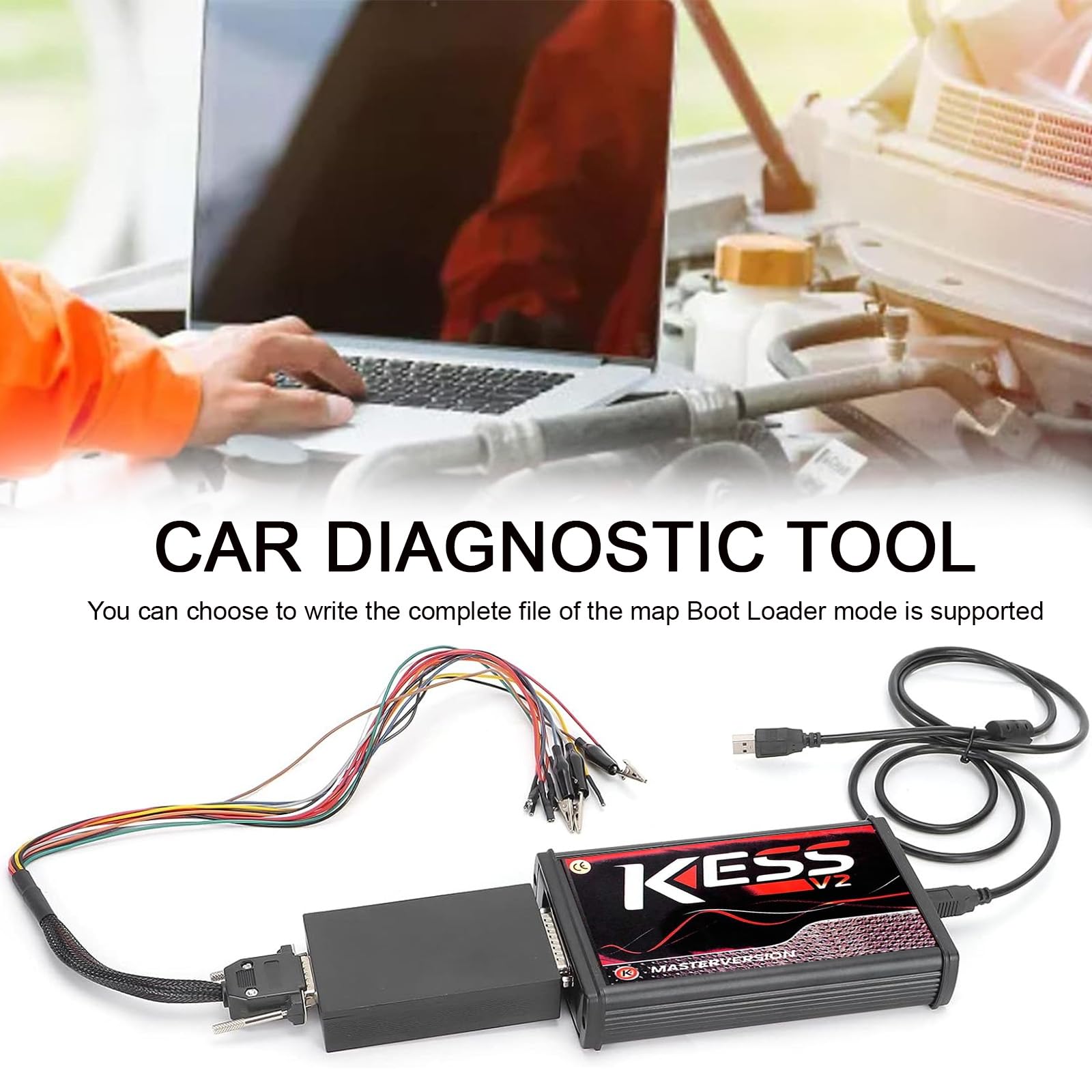 kess v2, Narzędzie do skanowania kodów diagnostycznych samochodowych V5.017, Narzędzie do diagnozy ECU, Nieograniczone tokeny, Narzędzie do diagnozy samochodowej