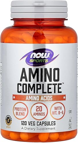 NOW Foods Sports, Amino Complete, 120 cápsulas vegetales