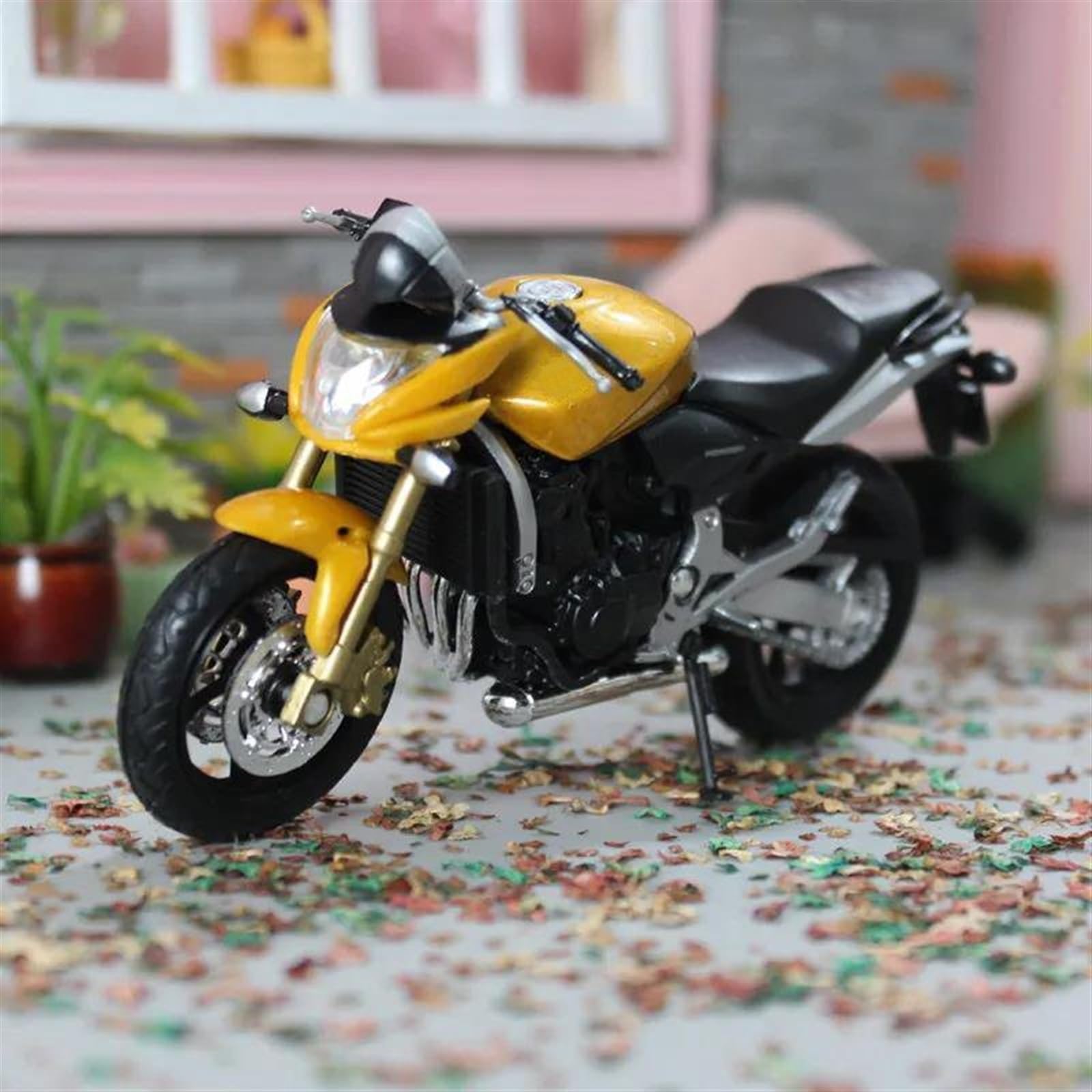 SEYXF Motorbike Toy Motorcycle Metal Model Collection Simulation Diecasts Gifts 1:18 for H-onda Hornet(with Box)