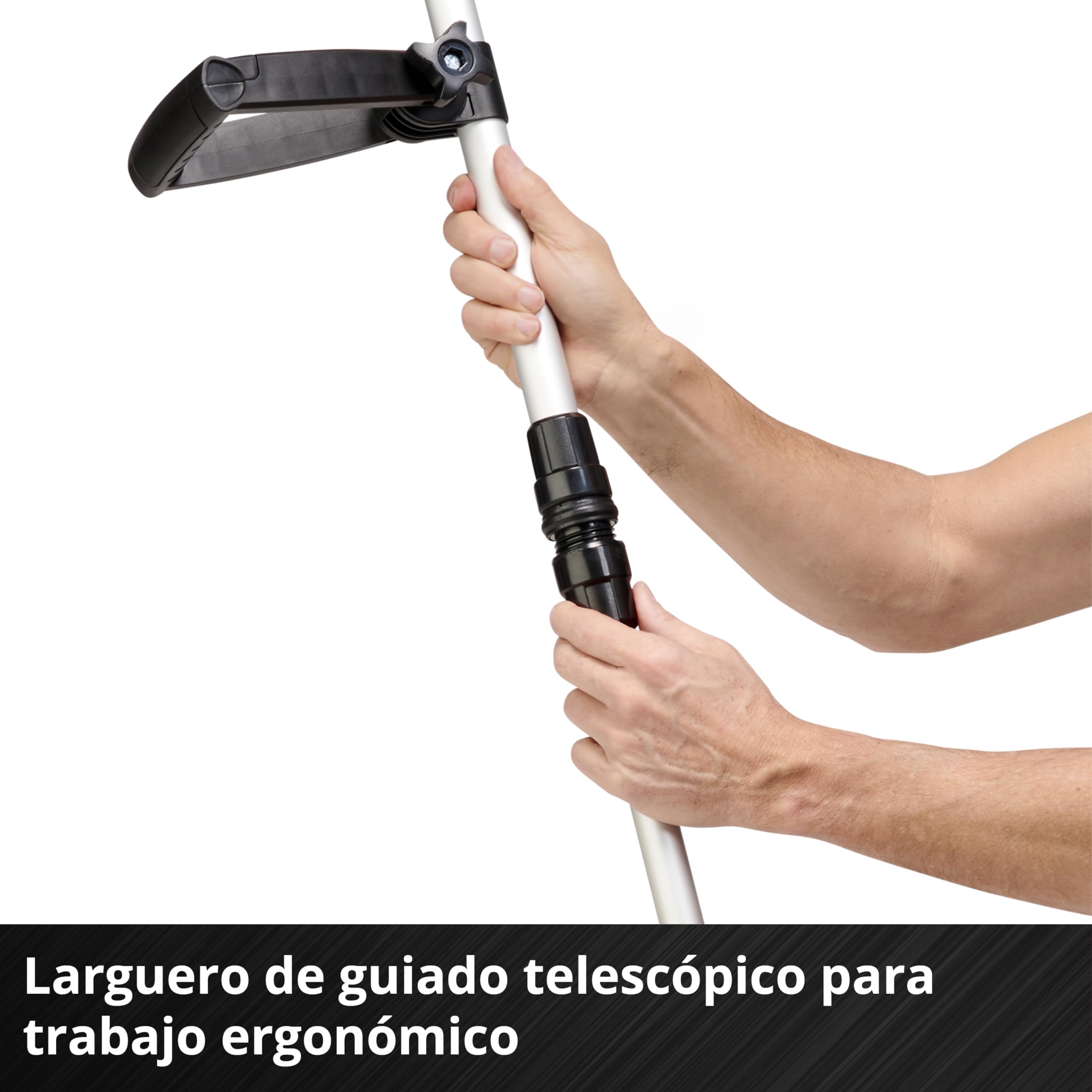 Einhell Cortabordes a batería - GC-CT 18/24 Li - Solo Power X-Change - Ligero y manejable, Mango Ajustable y Mango Adicional, Protector de Flores, Incluye 20 Cuchillas. Batería y Cargador aparte