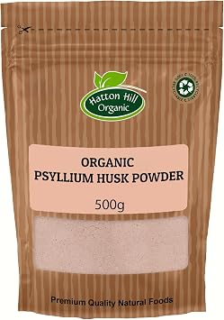 Organic Psyllium Husk Powder 500g by Hatton Hill Organic